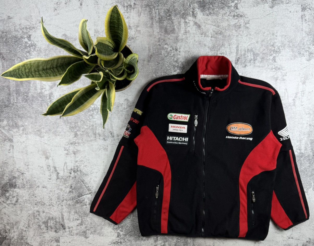 Honda Honda Formula 1 HM Plant Large Men’s Black Racing Jacket Fleece Pullover Hoodie Size US L / EU 52-54 / 3 - 2 Thumbnail