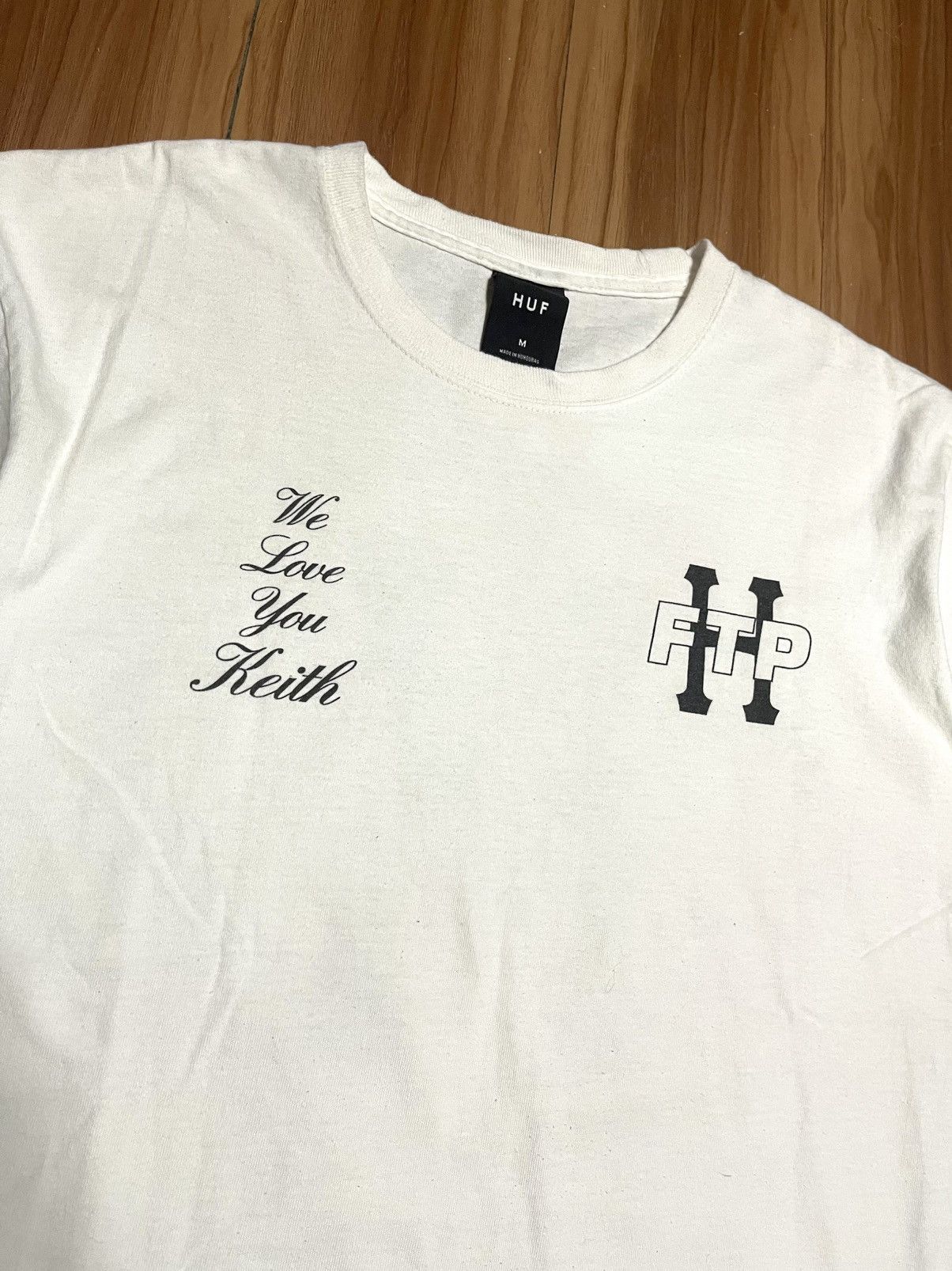 Huf × Vintage HUF x FTP "We Love You Keith" Tee Size US M / EU 48-50 / 2 - 3 Thumbnail