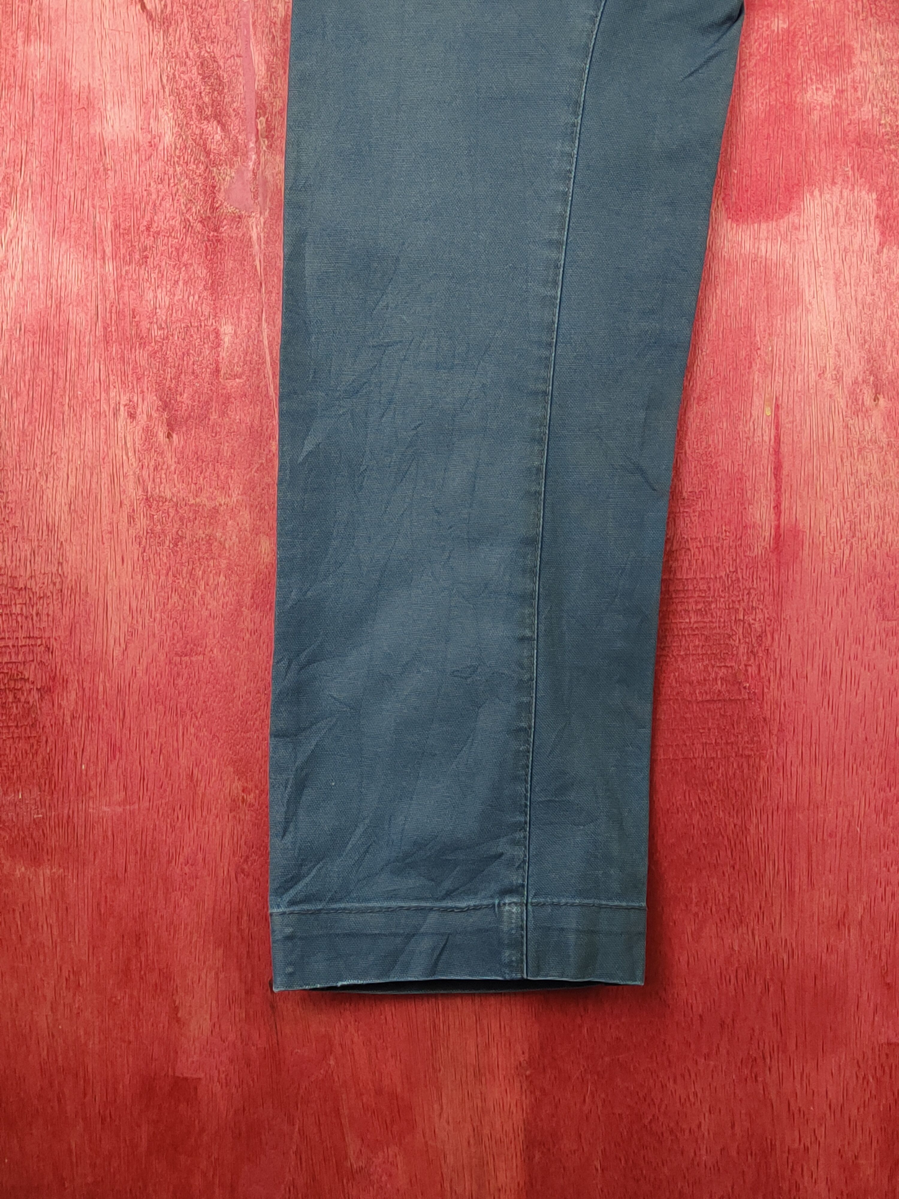 Japanese Brand Genba-Xebec Blue Multipocket Tactical Cargo Pants #S1317 Size US 30 / EU 46 - 7 Thumbnail