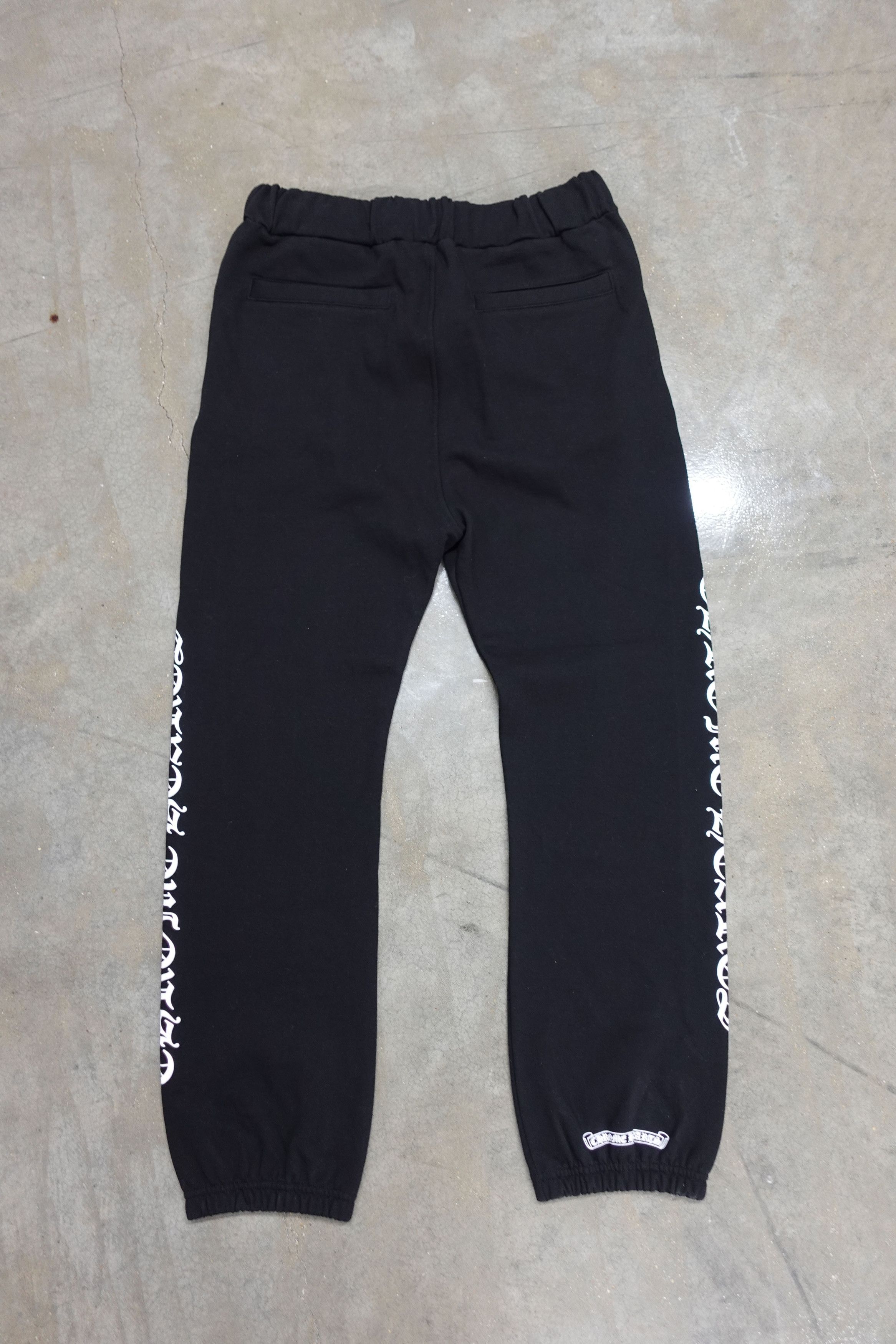 Chrome Hearts CHROME HEARTS SCROLL SWEATPANTS BLACK WHITE Size US 36 / EU 52 - 4 Thumbnail