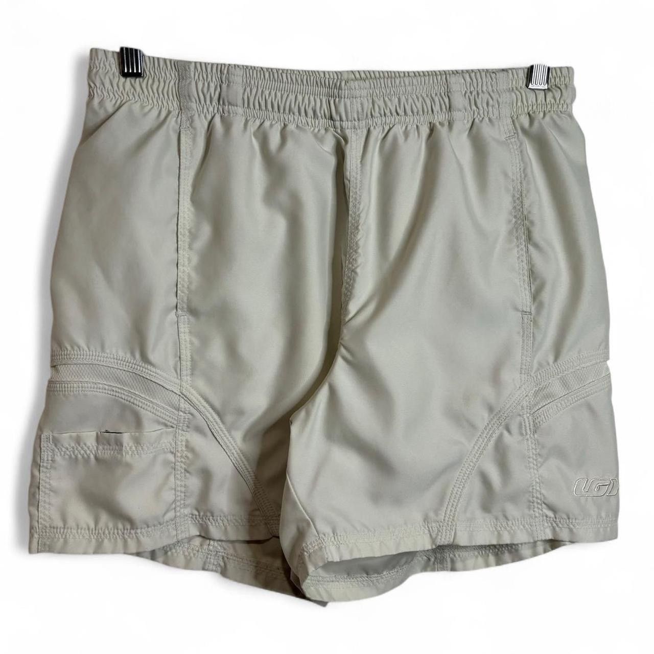Vintage Vintage 90s Louis Garneau Cream Sports Shorts Size US 30 / EU 46 - 1 Thumbnail