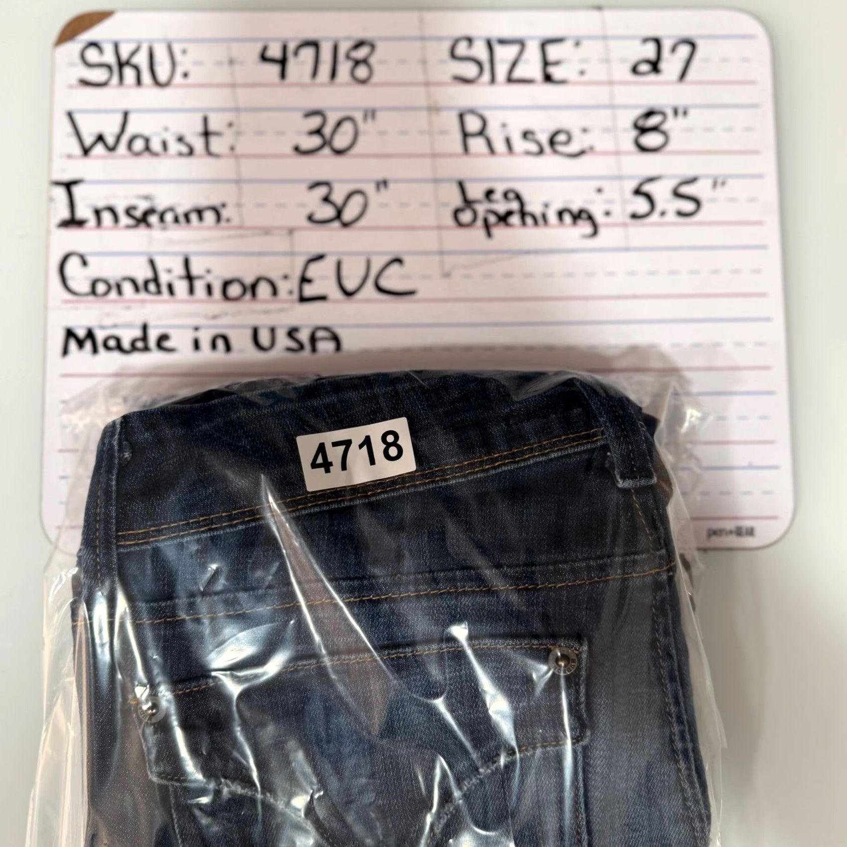 Hudson Hudson Jeans Skinny Straight Dark Wash 27 5-Pocket Denim Blue Regular Waist 30 Inseam 30 No Vintage Womens Jeans Size 27" / US 4 / IT 40 - 8 Thumbnail