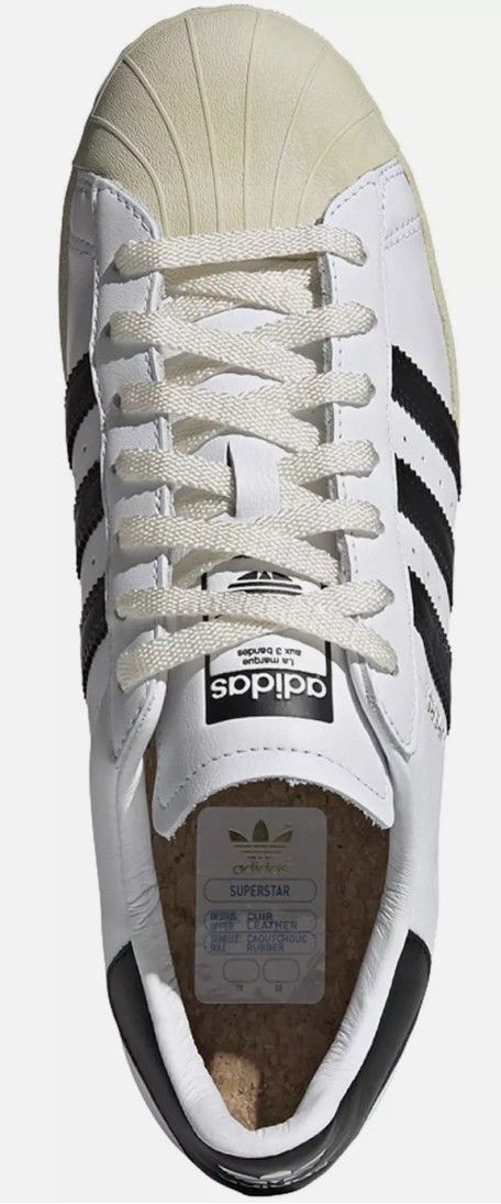 Adidas Adidas Superstar White Black Aged Sole [FV2831] US Men's 9.5 Size US 9.5 / EU 42-43 - 6 Thumbnail