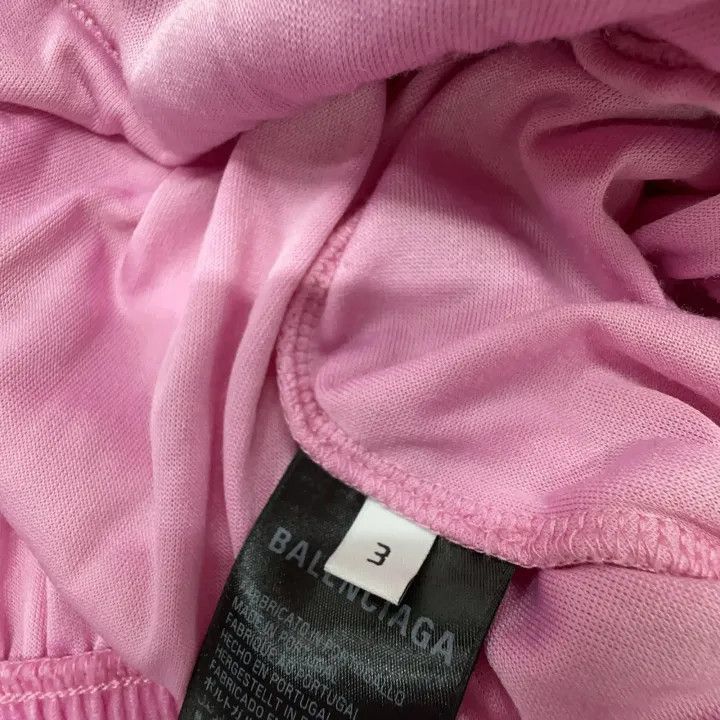 Balenciaga Balenciaga Pink Hoodie with Zipper 0079-2507 Size L / US 10 / IT 46 - 4 Thumbnail