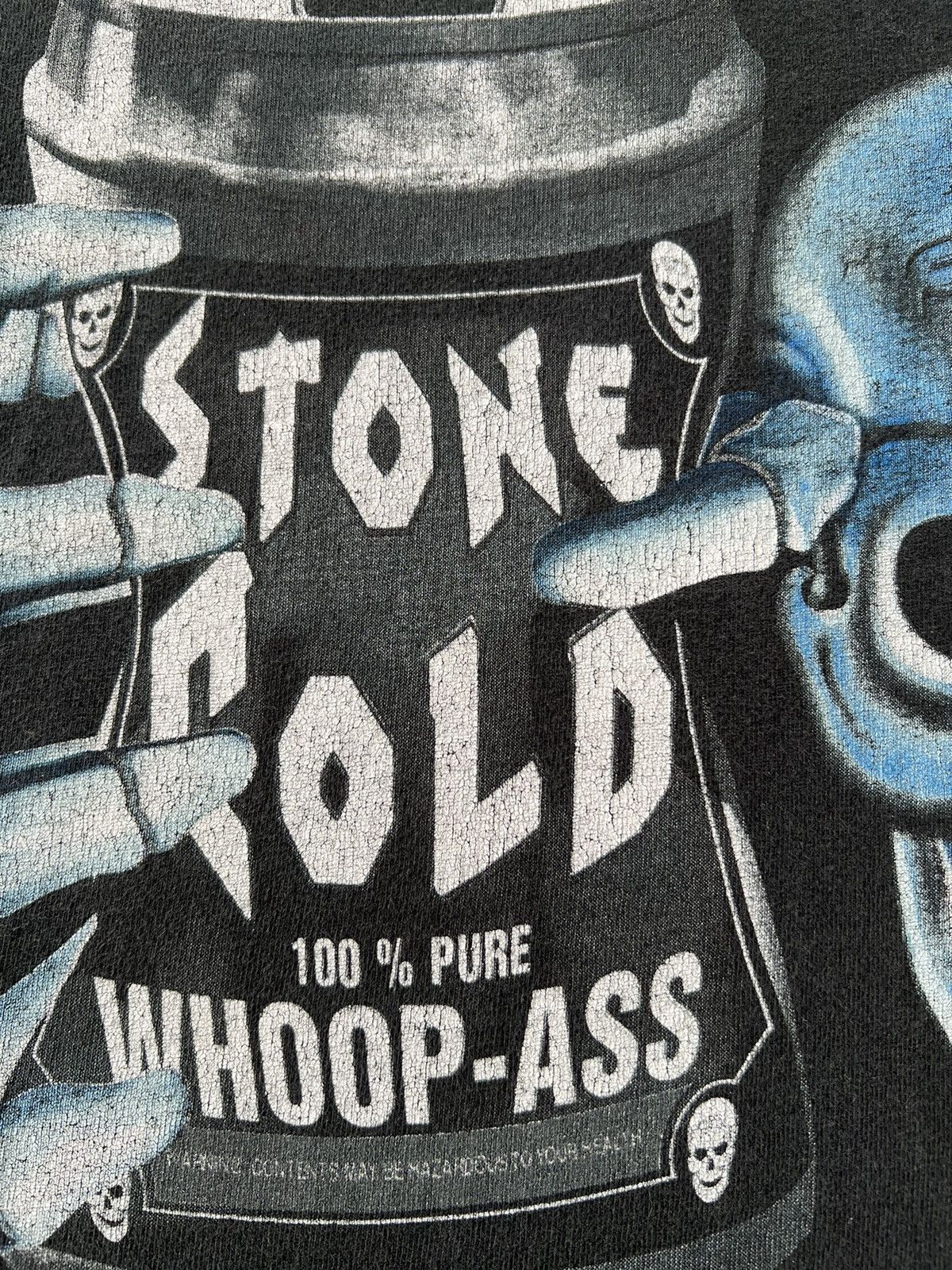 WWE Vintage 1998 Stone Cold Steve Austin 100% Whoop Ass WWE WWF Size US XL / EU 56 / 4 - 6 Thumbnail