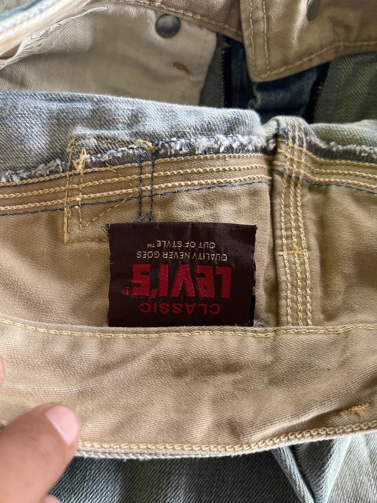 Hysteric Glamour × Levi's × Vintage Flare Distressed Levis Denim Size US 29 - 18 Thumbnail