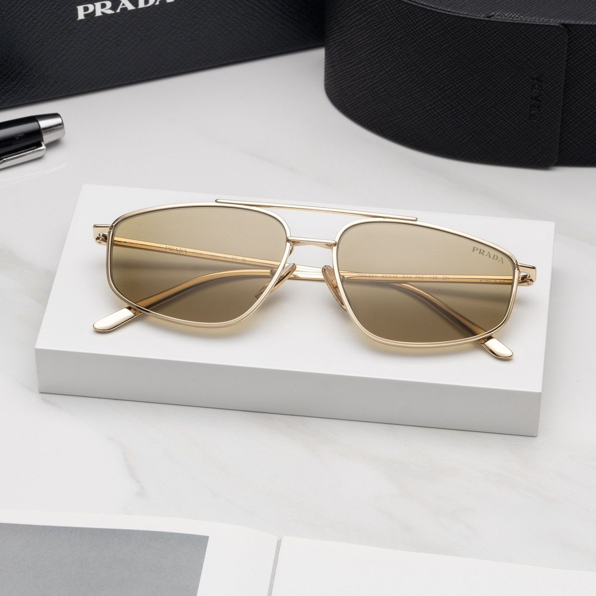 Prada NEW Prada Symbole sunglasses PR C51S 5AK70G Size ONE SIZE - 2 Thumbnail