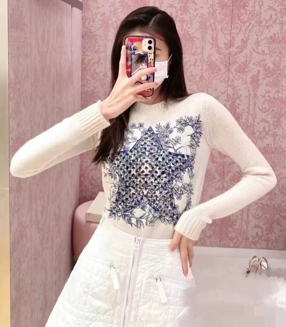 Dior Dior Jungle 3D Star Cashmere Sweater Size S / US 4 / IT 40 - 1 Thumbnail