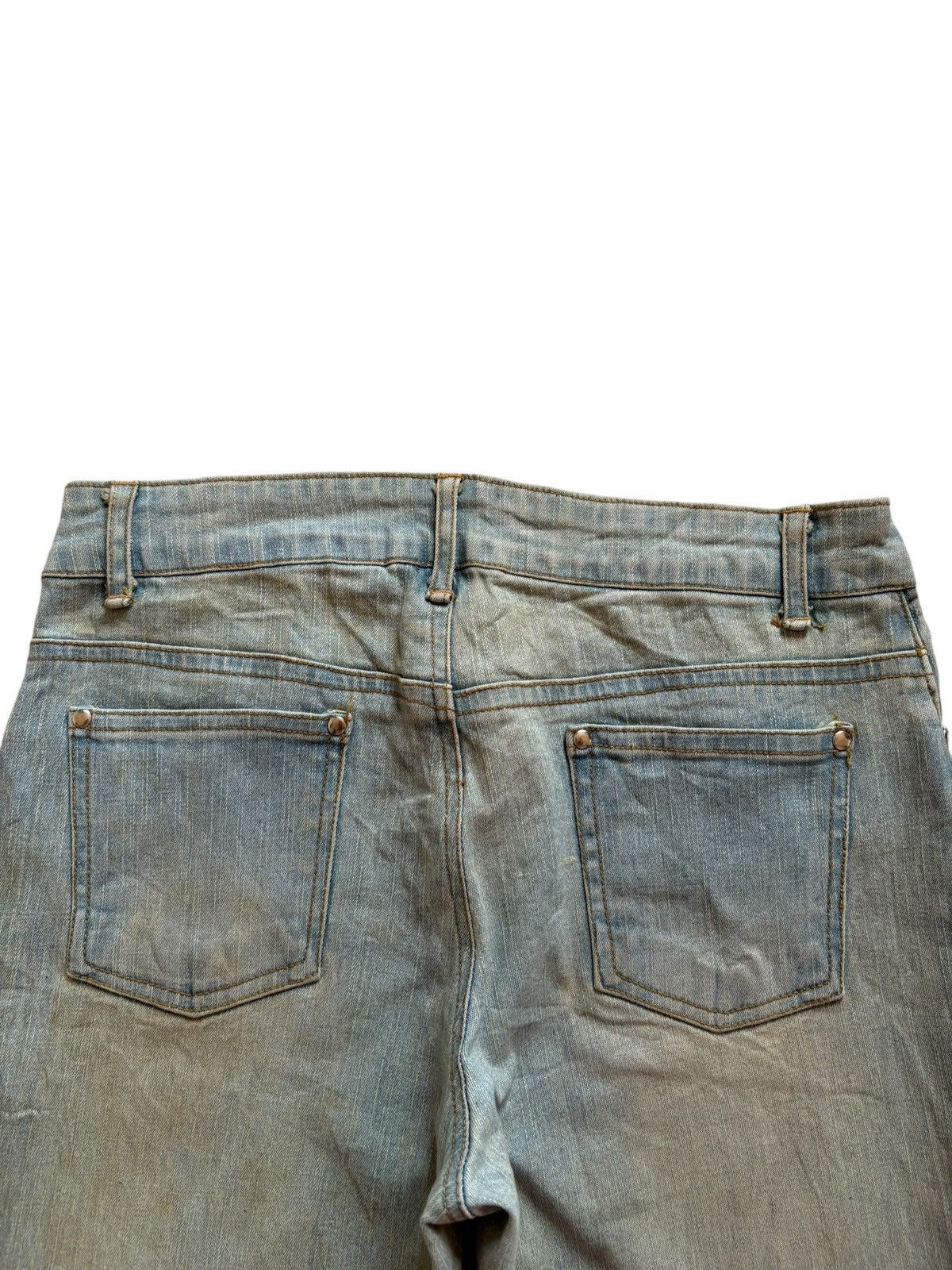 Japanese Brand SALES🔥Vintage Japanese Brand Mud Wash Flare Jeans Size 28" / US 6 / IT 42 - 8 Thumbnail