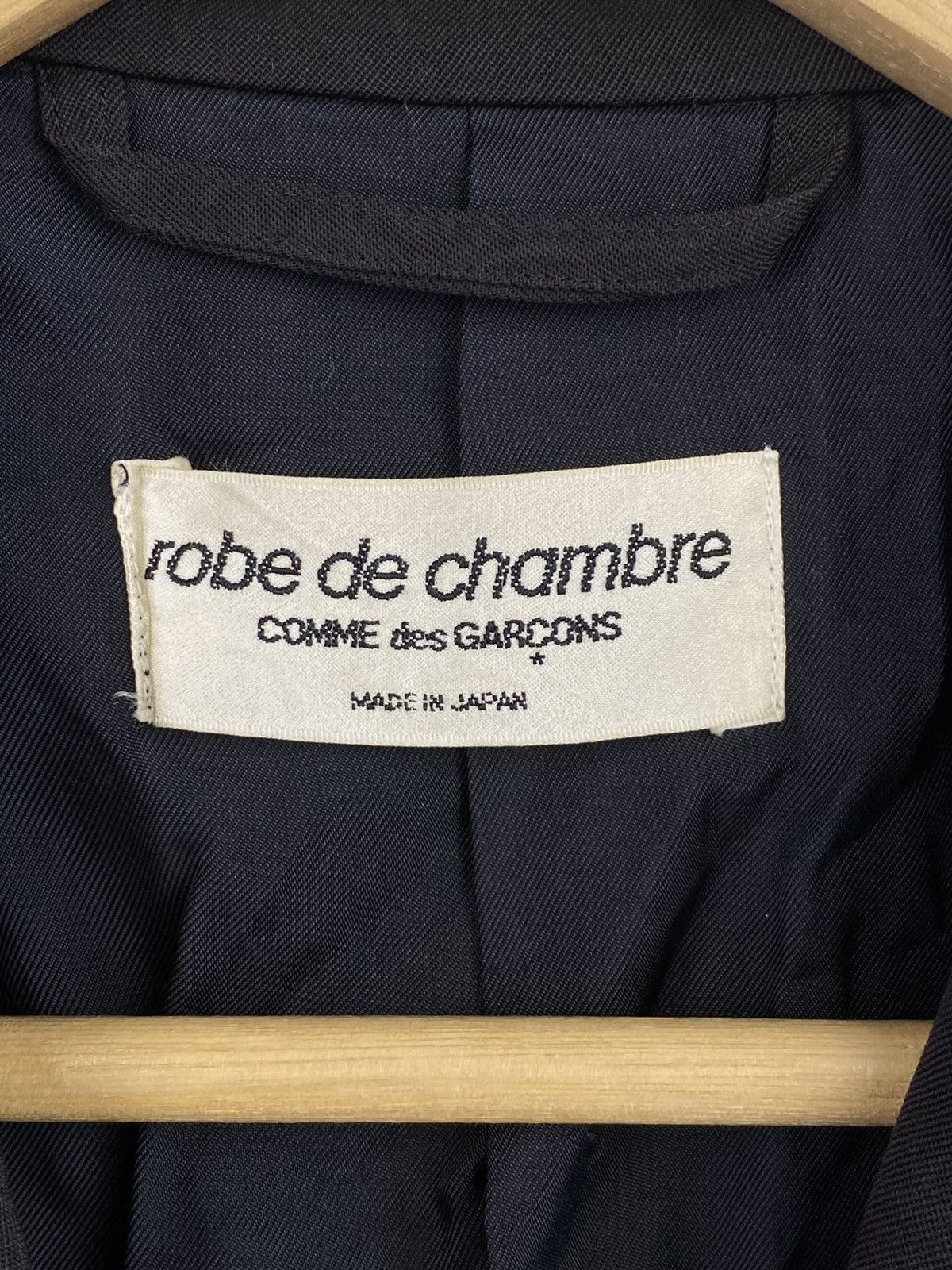 Comme des Garcons Vintage 90’s Comme des Garcons Bleached Blazer Jacket Size US M / EU 48-50 / 2 - 2 Thumbnail
