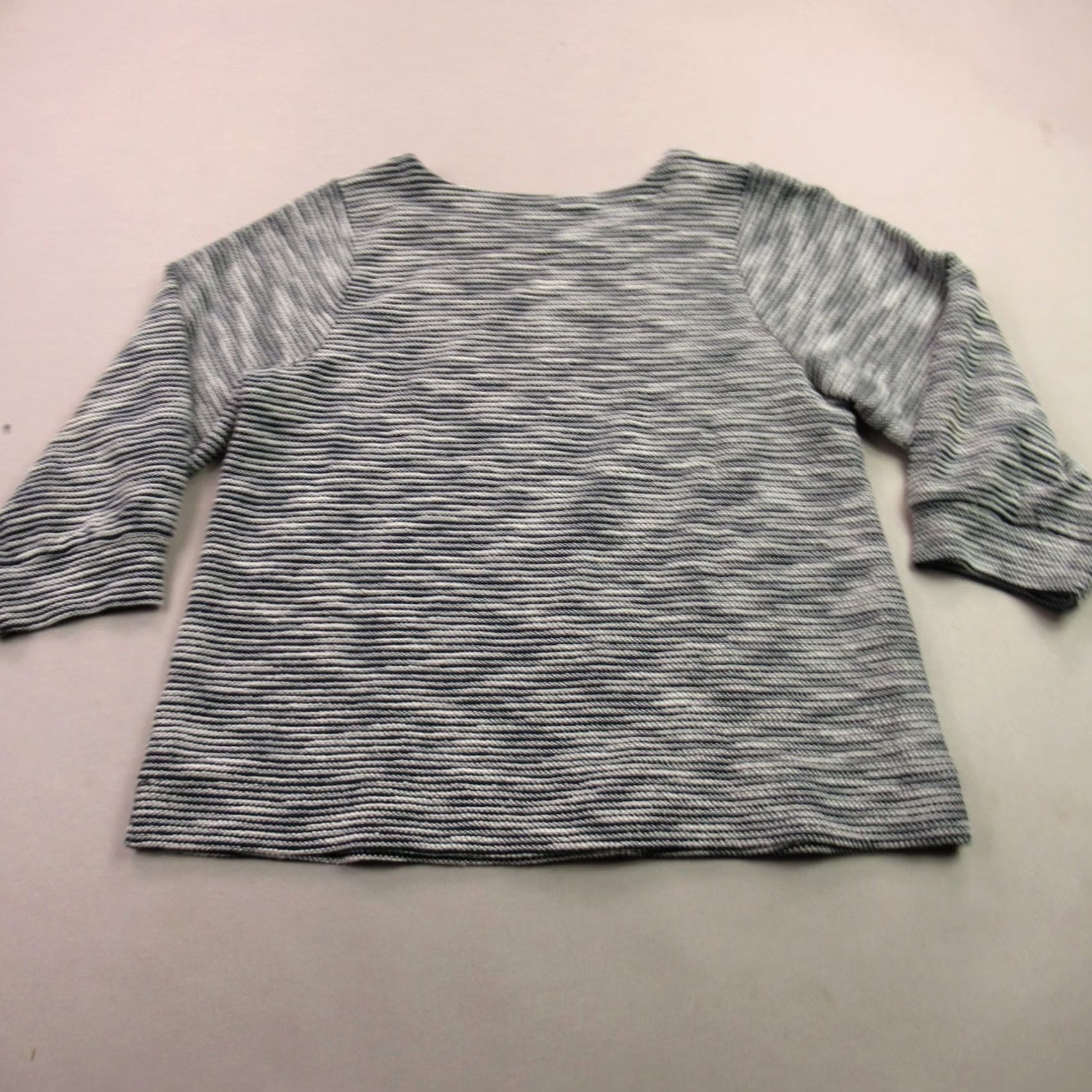 J. Jill J Jill Shirt Womens Medium Long Sleeve Crew Neck Lightweight Outdoors Casual Multicolor Knit Cotton Blend Regular True to Size Size M / US 6-8 / IT 42-44 - 6 Thumbnail