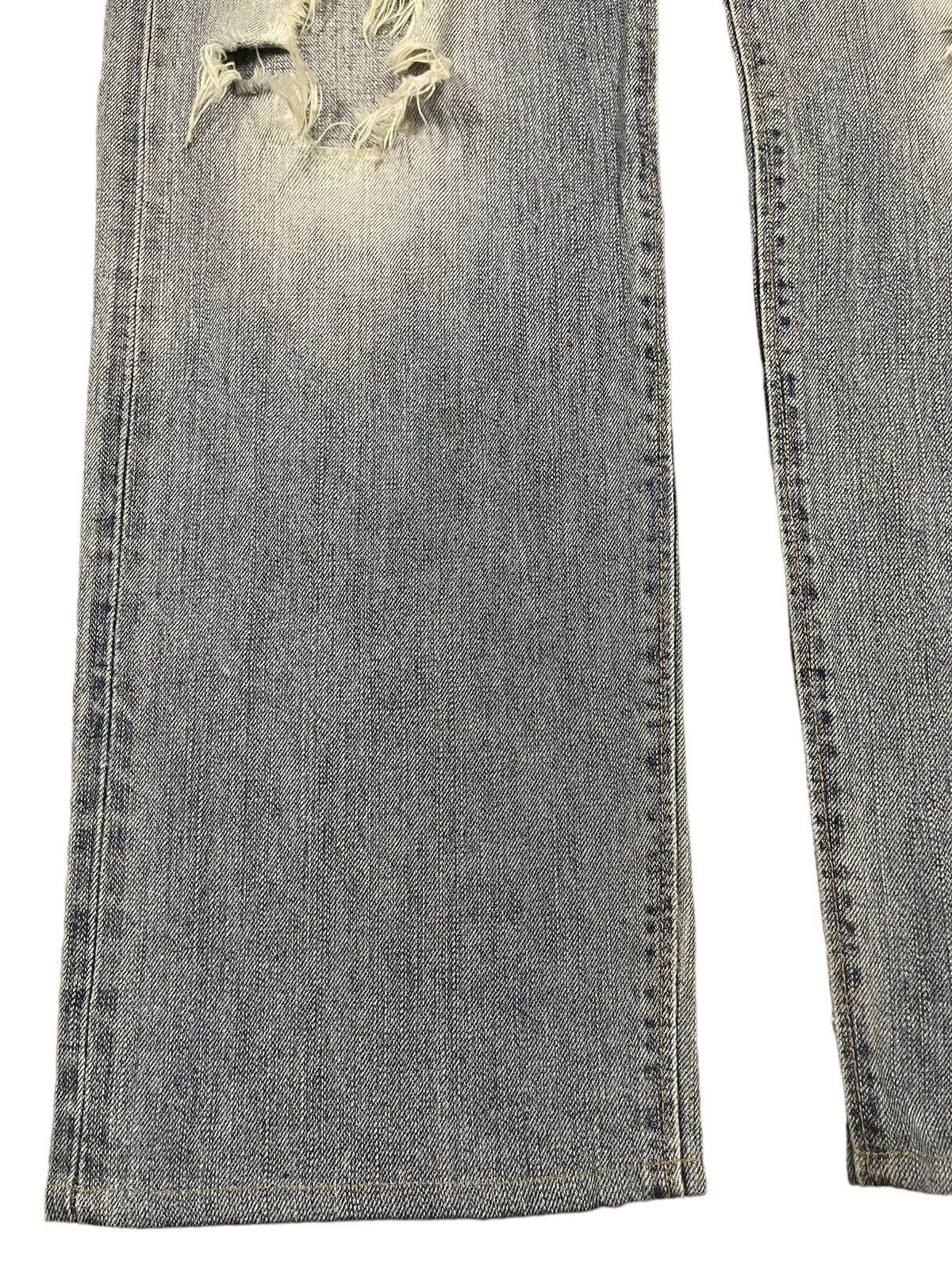 Edwin Vintage Edwin Blue Wash Distressed Patchwork Style Jeans Size US 34 / EU 50 - 5 Thumbnail