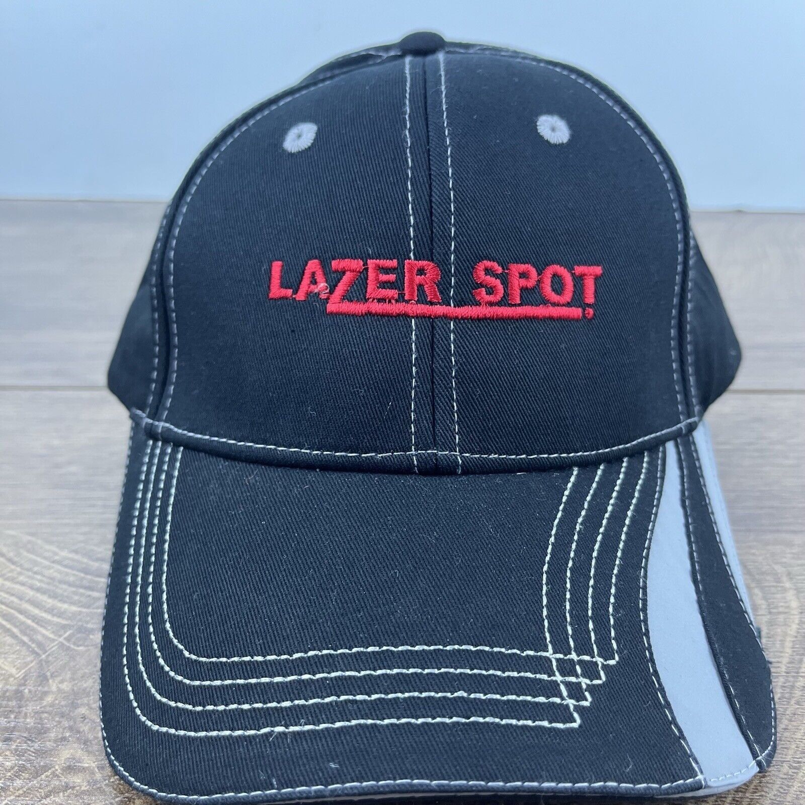 Other Lazer Spot Hat Black Cap Hat Adjustable Hat Black Adult Hat Size ONE SIZE - 1 Thumbnail
