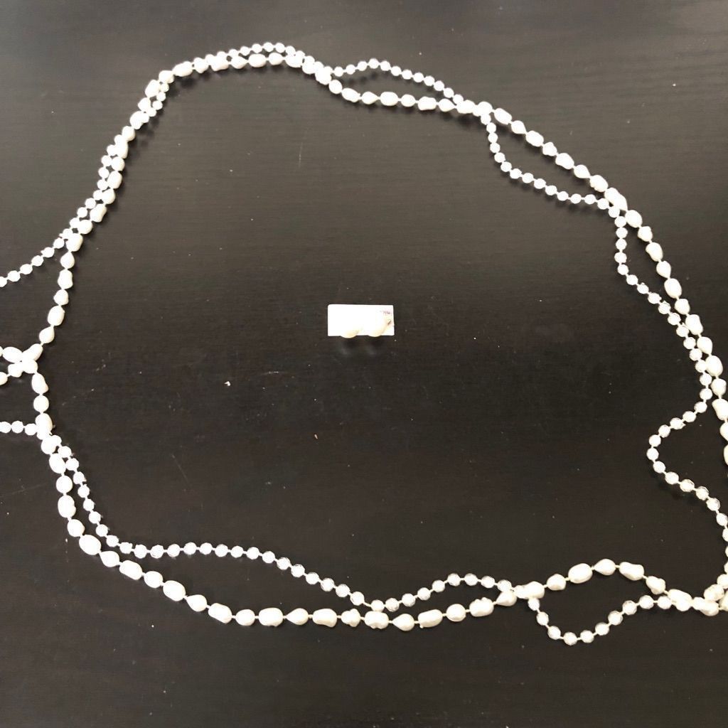 Vintage Vintage Beaded Pearl Necklace Two Strands with Earrings Set Size ONE SIZE - 2 Thumbnail