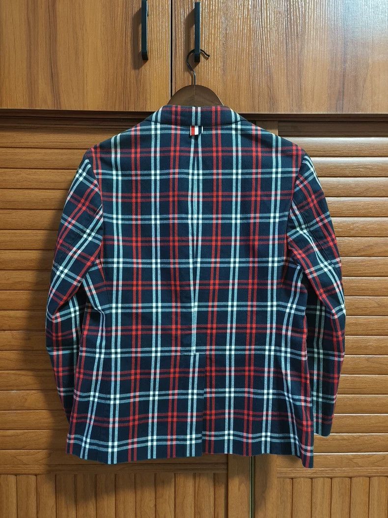 Thom Browne Thom Browne size1 Red plaid suit jacket Size 34R - 2 Thumbnail