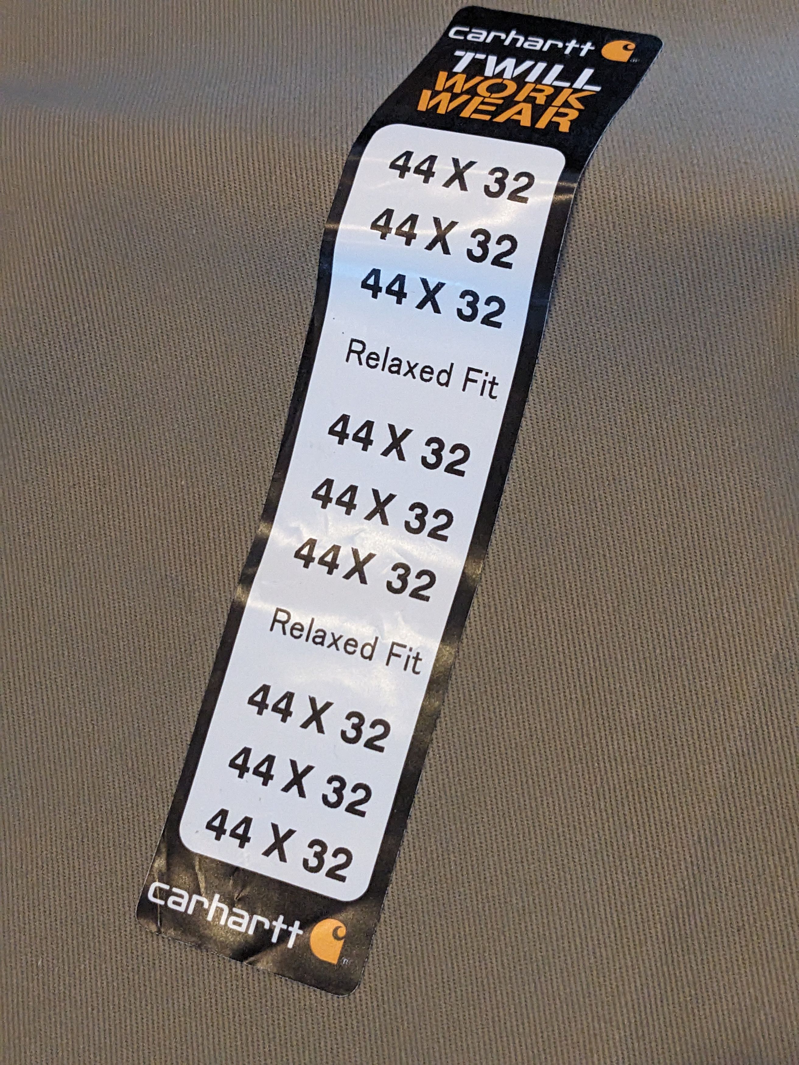 Carhartt × Vintage Carhartt 44x32 Relaxed Fit Twill Work Wear Khaki Pants Size US 44 / EU 60 - 2 Thumbnail