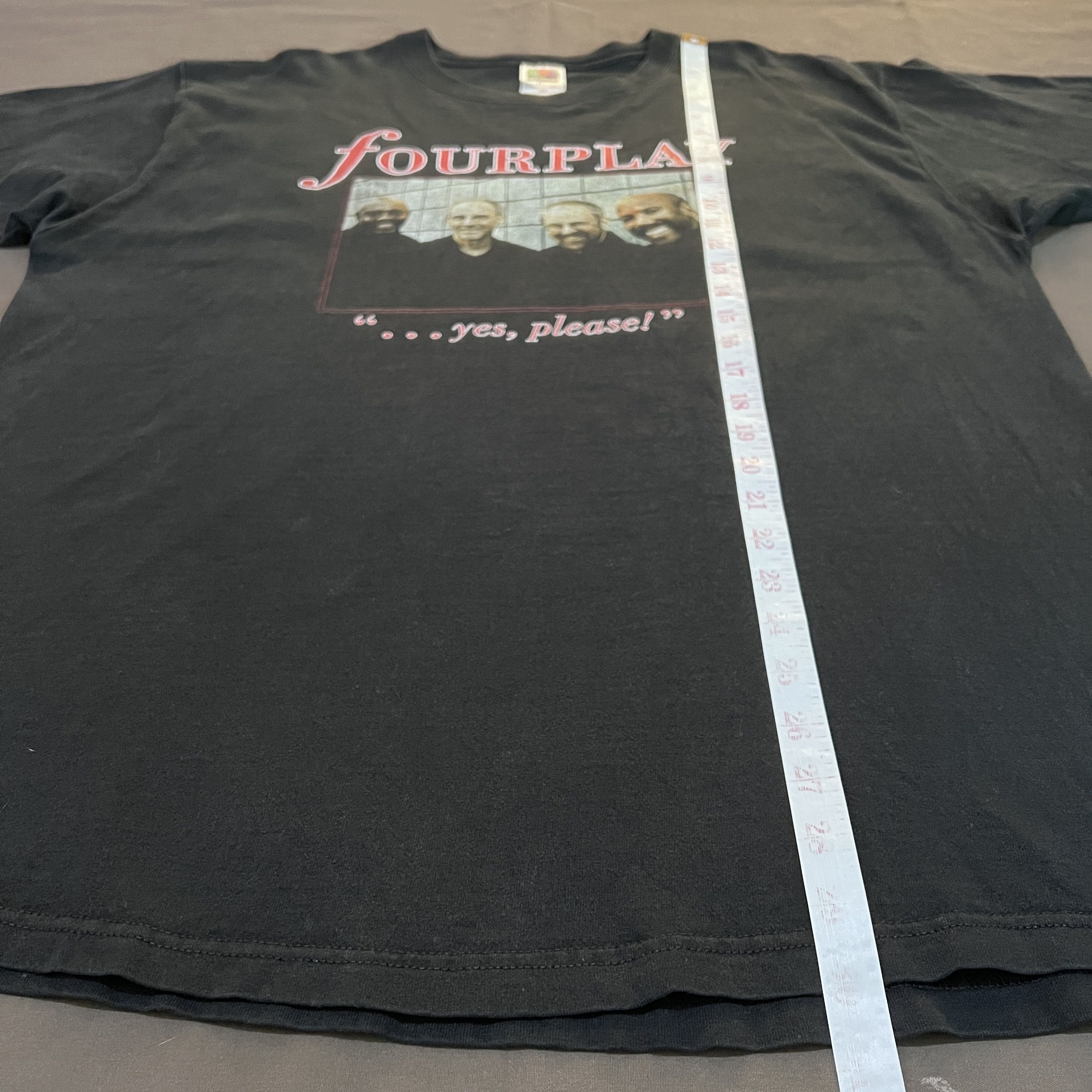 Band Tees × Vintage Vintage Fourplay World Tour Smooth jazz Promo Tee XL Size US XL / EU 56 / 4 - 10 Thumbnail