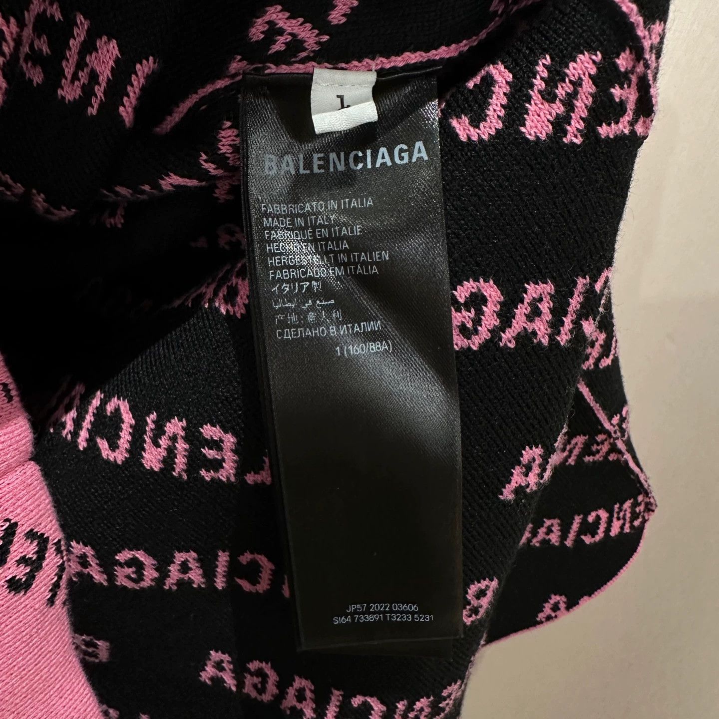 Balenciaga Balenciaga apr679 AO slogan knit cardigan L cotton Size S / US 4 / IT 40 - 4 Thumbnail