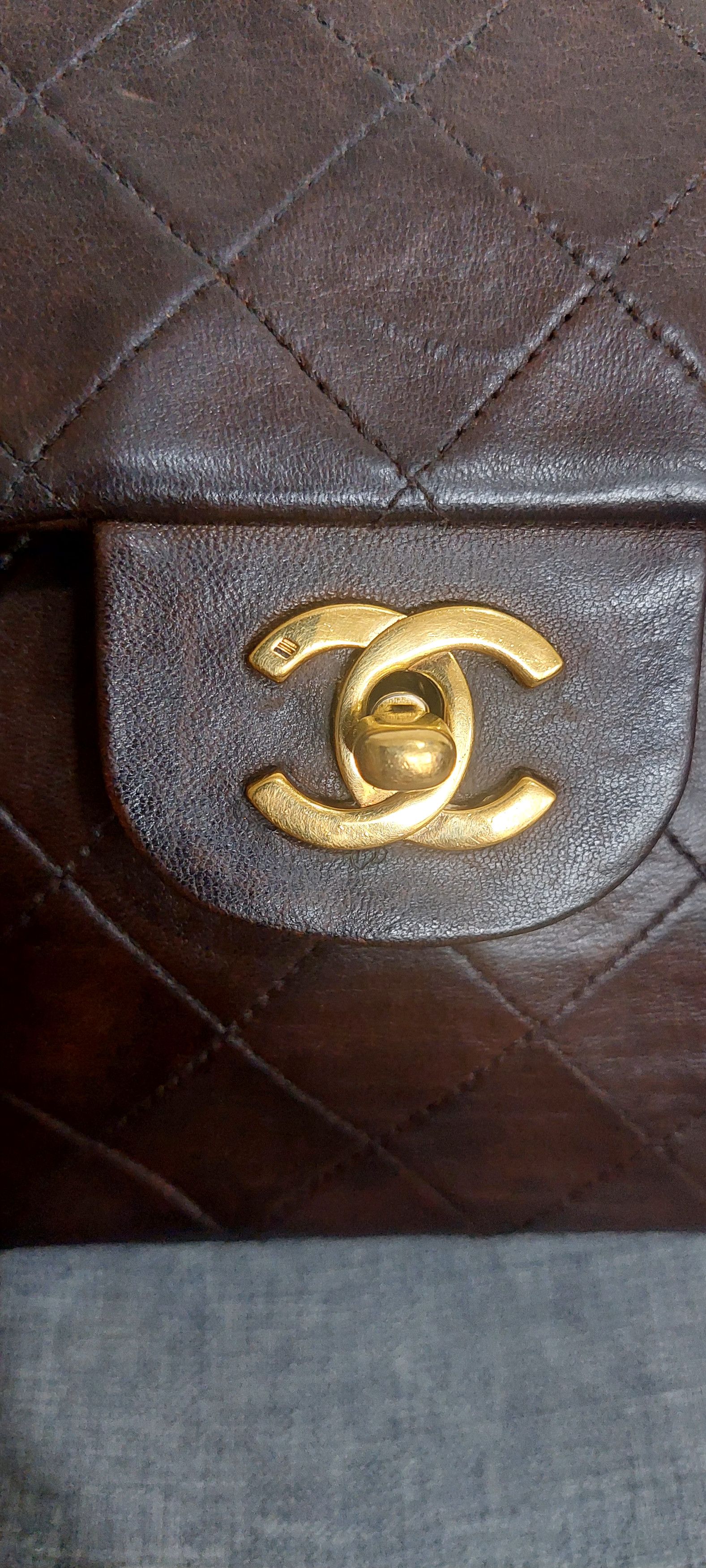 Chanel Chanel Classic Medium Double Flap in Brown Colour, 1980an Size ONE SIZE - 4 Thumbnail