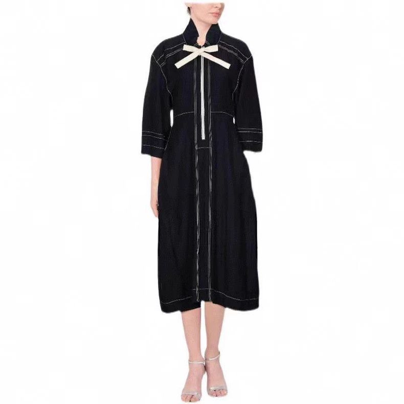 Jil Sander Jil Sander Tie-waist maxi dress Size XS / US 0-2 / IT 36-38 - 9 Thumbnail