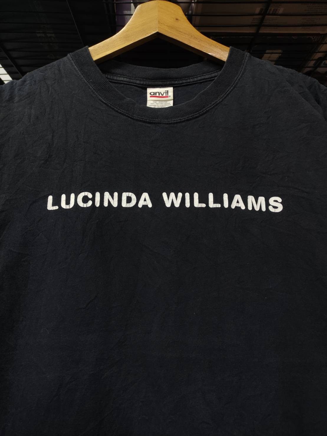 Band Tees Vtg 90's Lucinda Williams " Car Wheels on a Gravel Road " Size US L / EU 52-54 / 3 - 3 Thumbnail