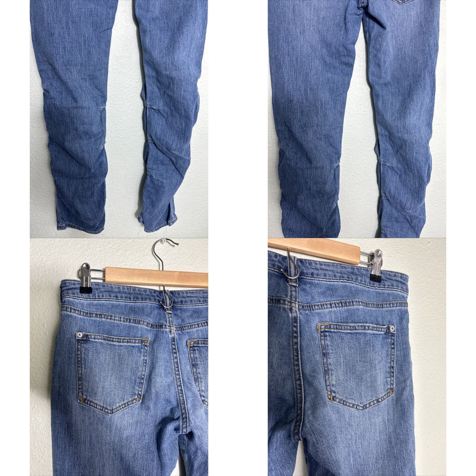 Vintage Pilcro and the Letterpress Jeans Women Medium Wash 28 Hippe Hippie Ankle 30x32 Blue Size 28" / US 6 / IT 42 - 8 Thumbnail