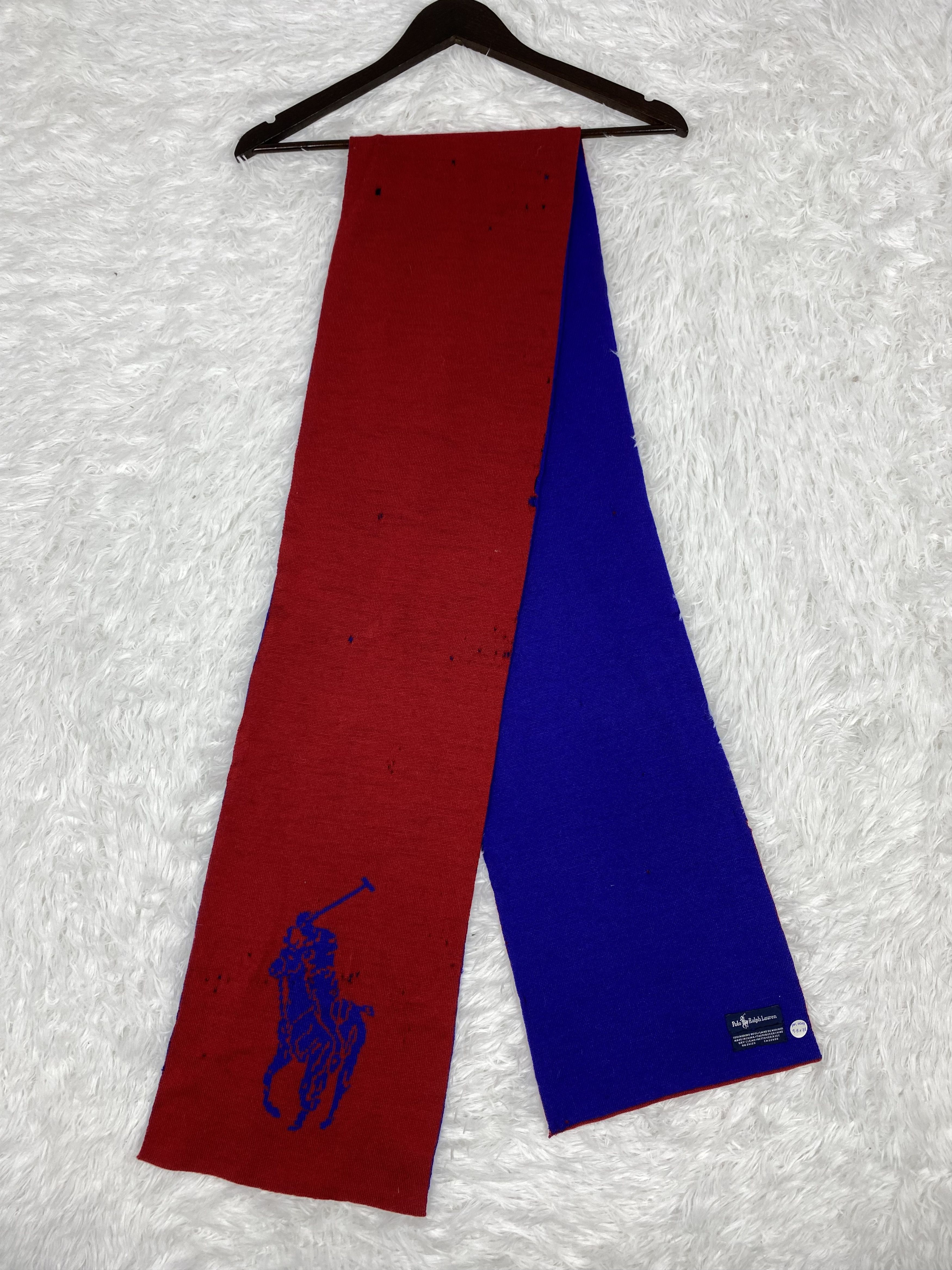 Polo Ralph Lauren Vintage Polo Ralph Lauren Scarf / Muffler Neckwear PM0068 Size ONE SIZE - 9 Thumbnail
