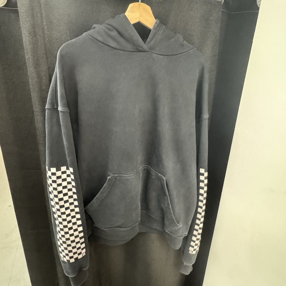 Rhude Rhude Rhacer 3 Checkerd Hoodie Black Size US XS / EU 42 / 0 - 1 Thumbnail