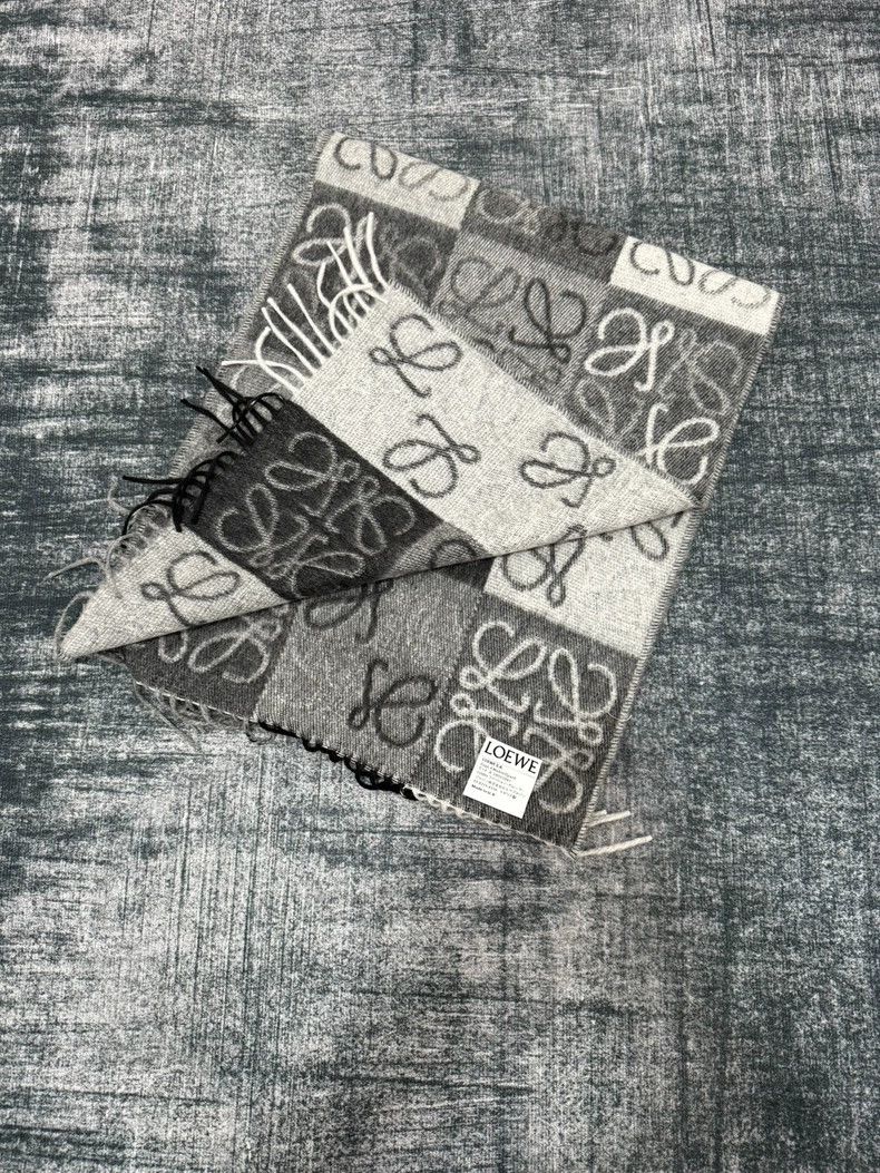 Loewe LOEWE Grey scarf Size ONE SIZE - 2 Thumbnail