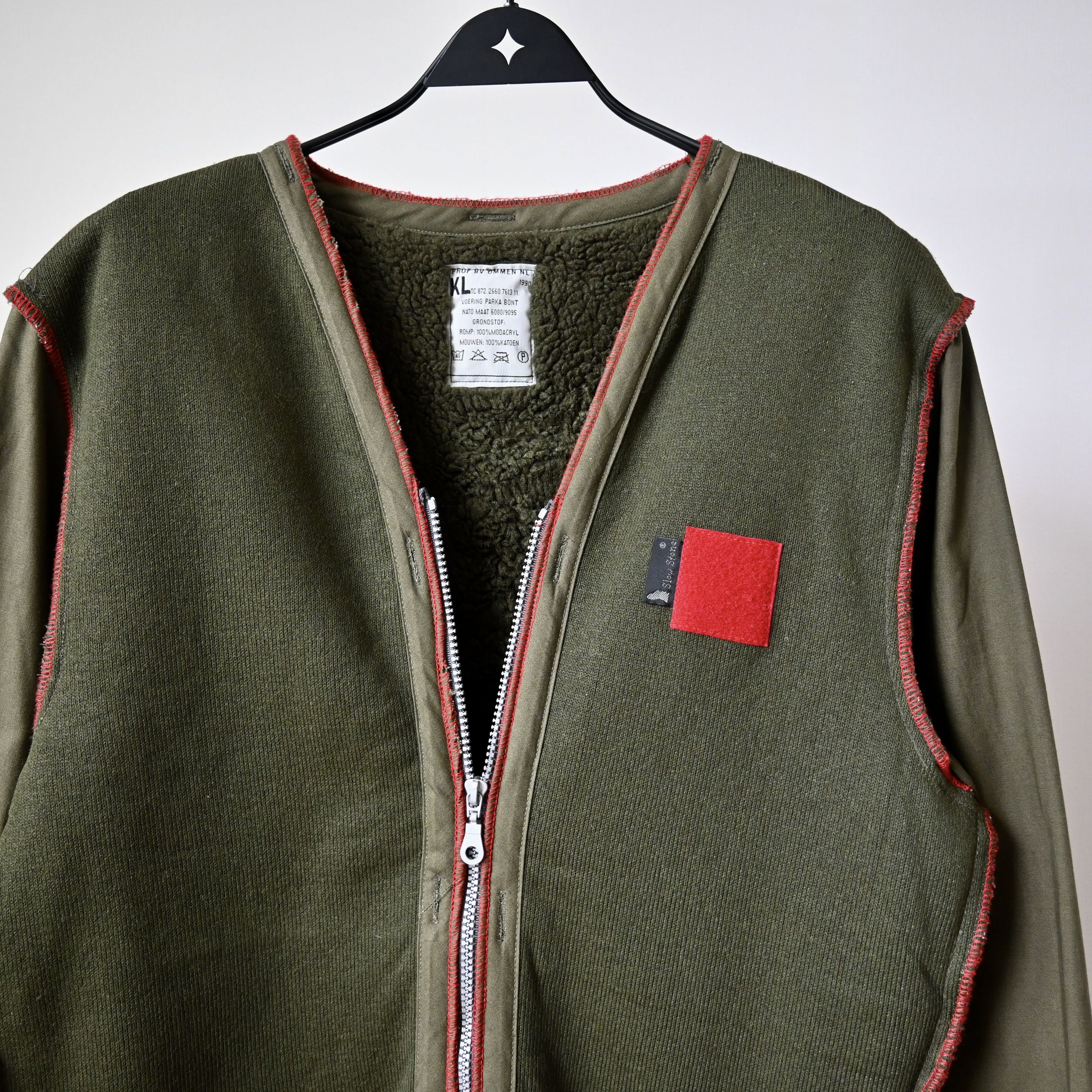 Vintage Vintage Slow Stone fleeced military liner jacket Size US M / EU 48-50 / 2 - 7 Thumbnail