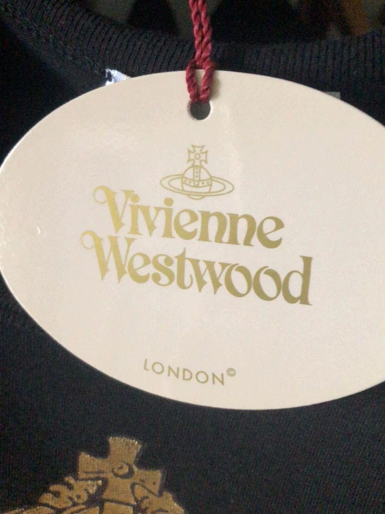 Vivienne Westwood Vivienne Westwood Black cotton gold painted pattern oil pa Size M / US 6-8 / IT 42-44 - 5 Thumbnail