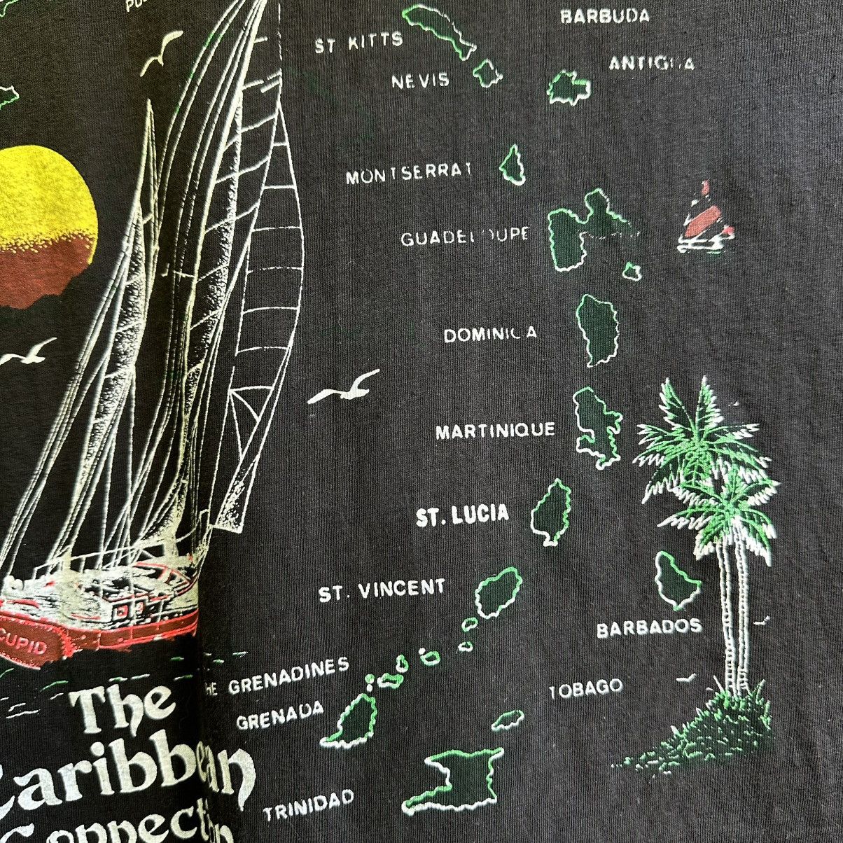 Caribbean × Vintage Vintage 1980s The Caribbean Connection Single Stitch Tee Size US L / EU 52-54 / 3 - 5 Thumbnail