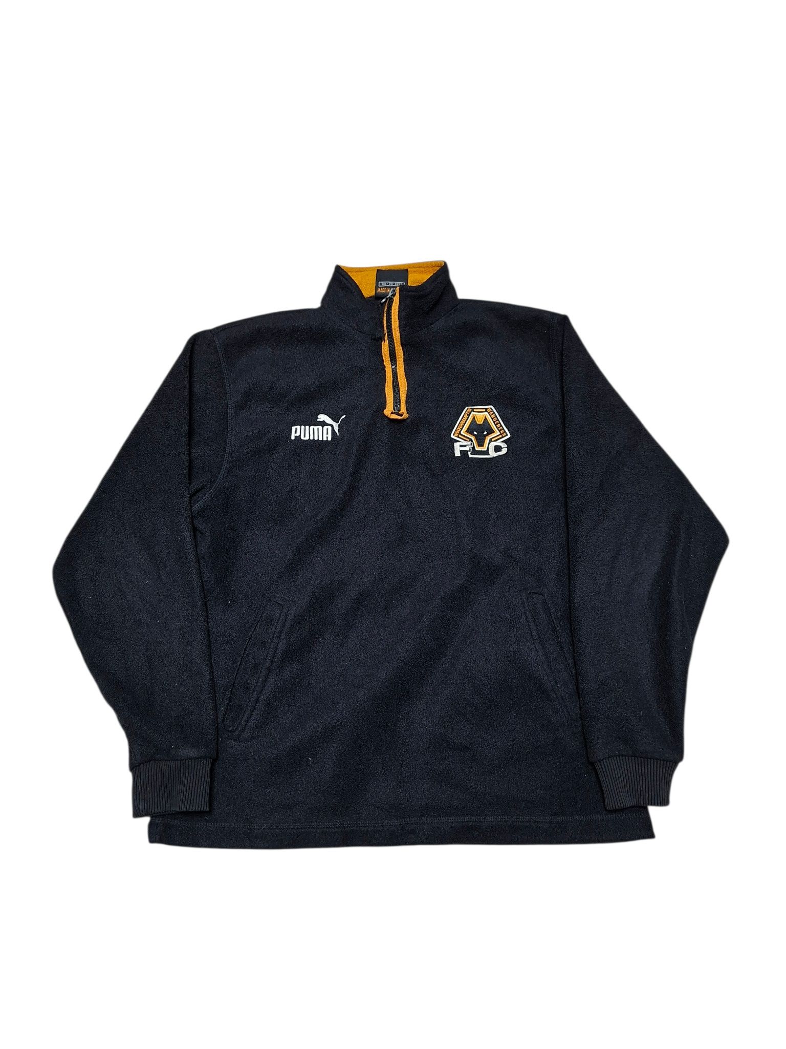 Puma WOLVERHAMPTON PUMA VINTAGE 90S SOCCER FLEECE SWEATSHIRT Size US S / EU 44-46 / 1 - 1 Thumbnail