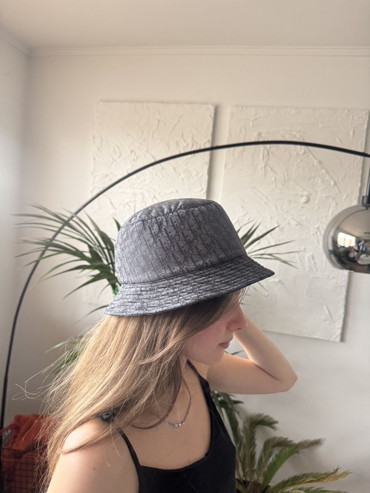 Dior Dior Designer Luxury Monogram Black Bucket Hat High End Rare Size ONE SIZE - 5 Thumbnail