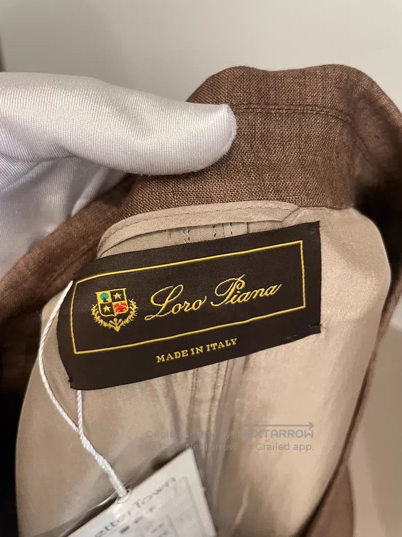 Loro Piana Loro Piana Brown Linen Blazer Size M / US 6-8 / IT 42-44 - 3 Thumbnail