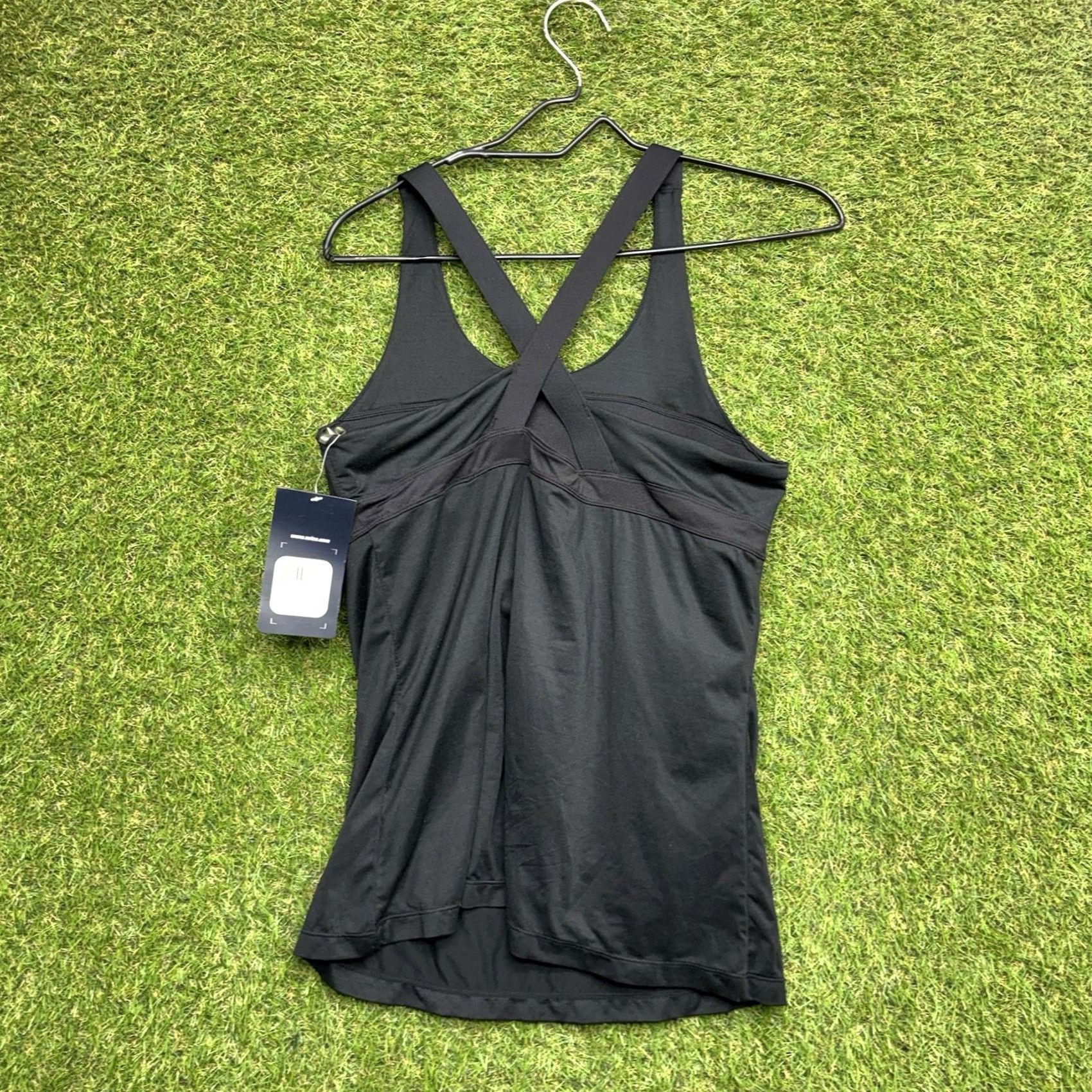 Asics ASICS ASX Tank Top Womens Large Black Gym Stretch Comfort Sportswear NWT Size L / US 10 / IT 46 - 2 Thumbnail