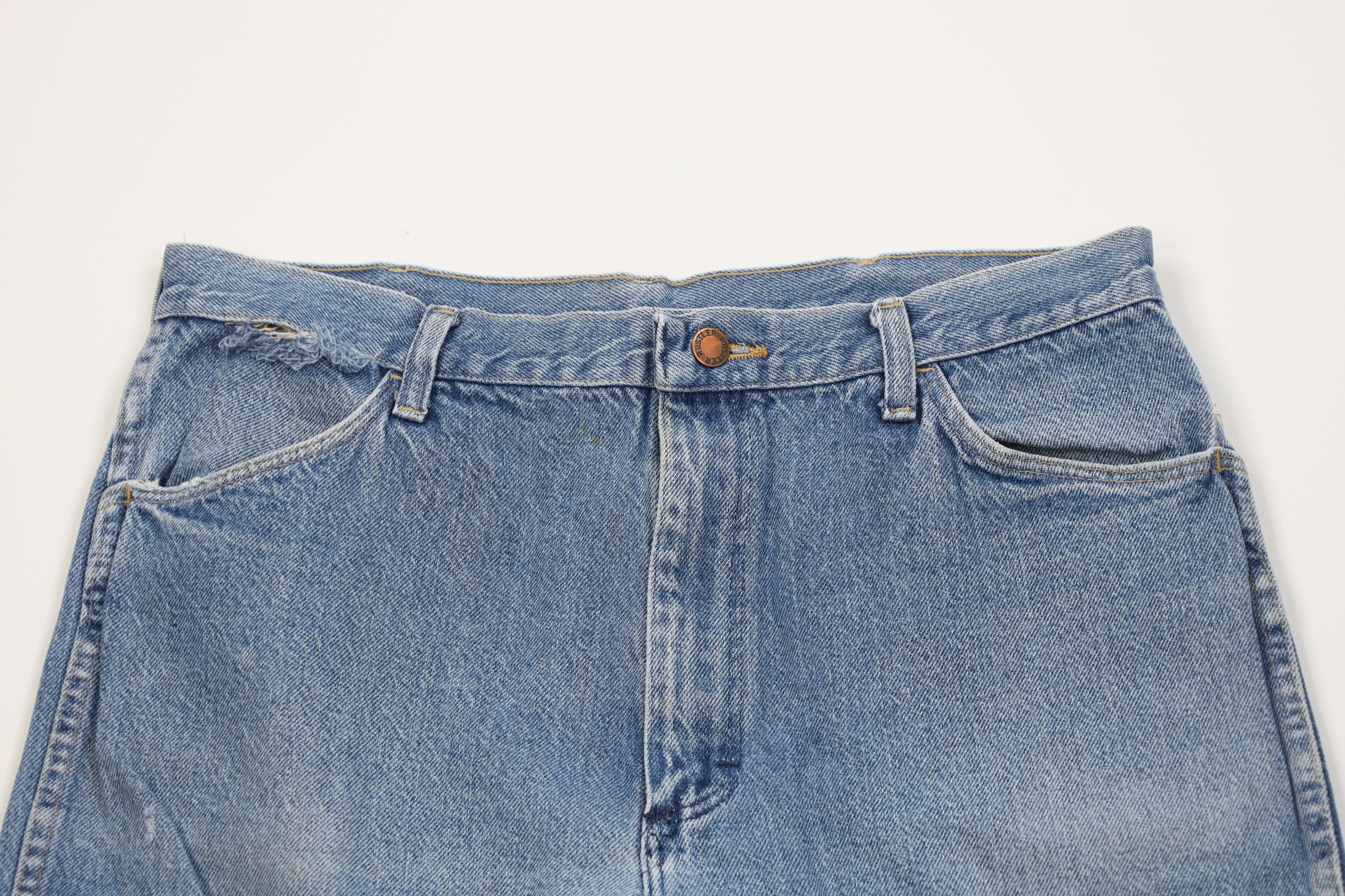 Vintage Vintage 70s 80s Streetwear Flared Bootcut Denim Jeans USA Size US 34 / EU 50 - 2 Thumbnail