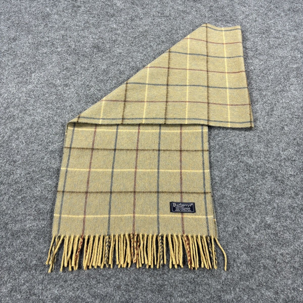 Burberry × Vintage Burberry Scarf # D702 # Muffler # Neckwear Size ONE SIZE - 7 Thumbnail