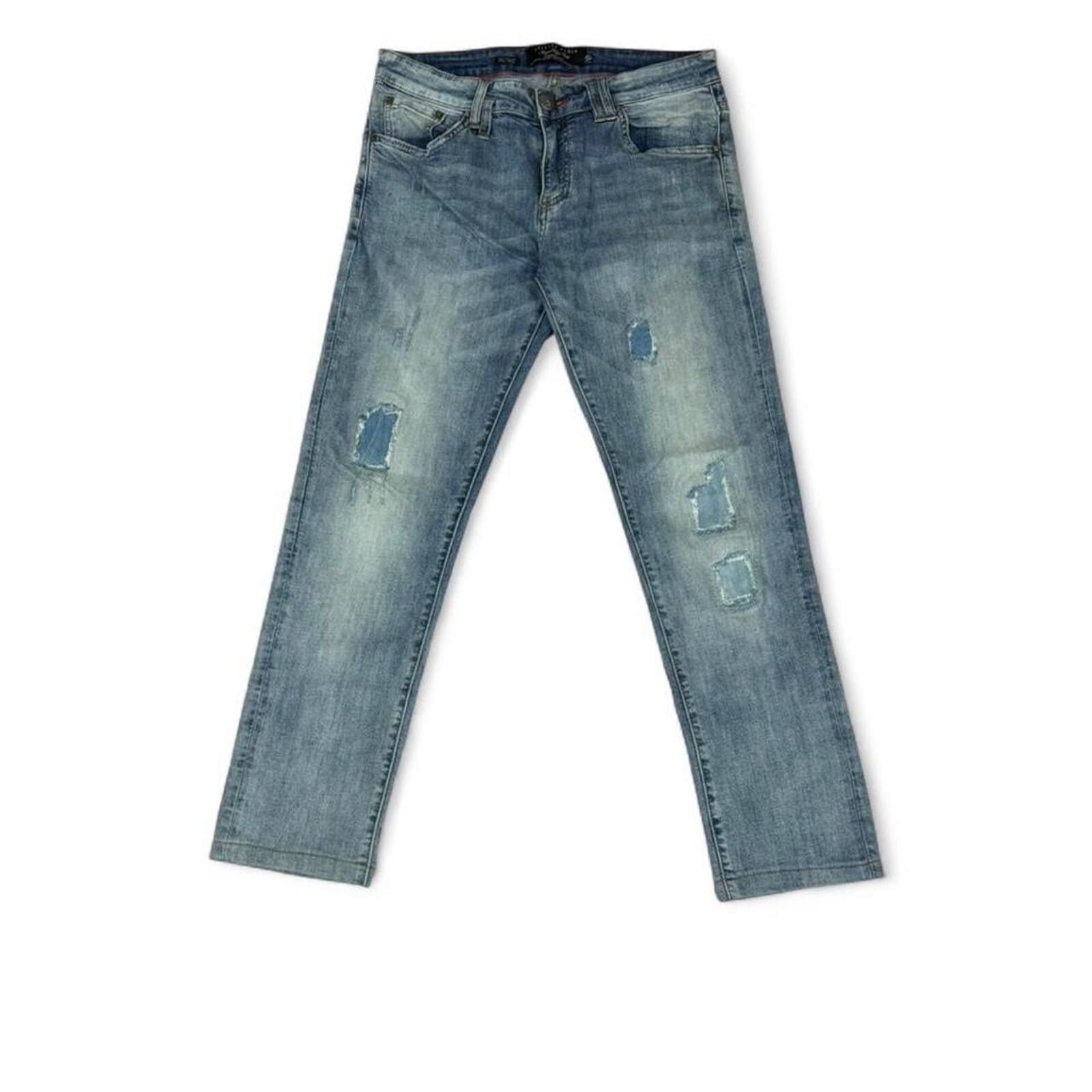 True Religion Philipp Plein skinny fit denim jeans Size 33" - 2 Thumbnail