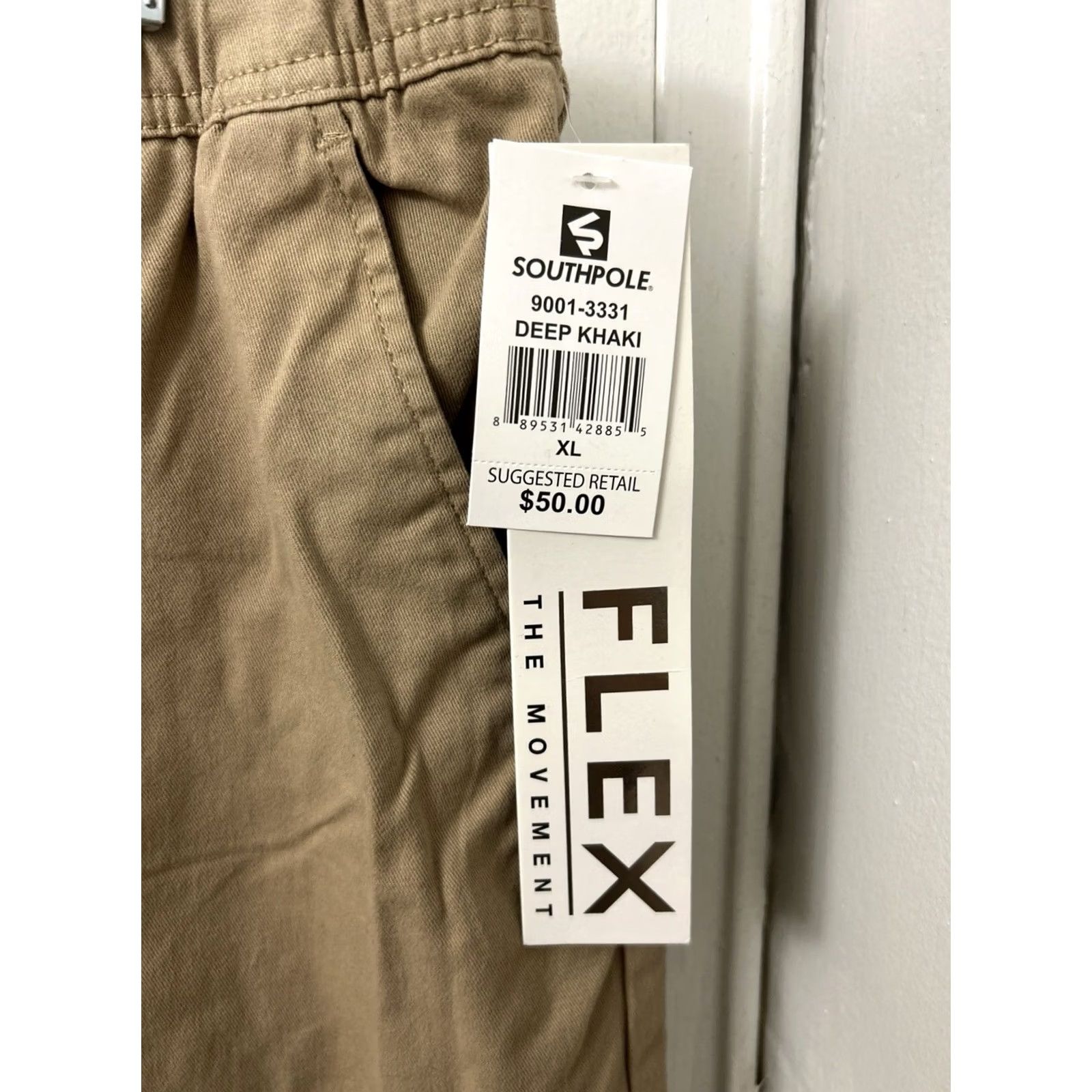 Southpole Southpole Jogger Pants Mens XL Tan Khaki Flex The Movement NWT Size US 36 / EU 52 - 5 Thumbnail