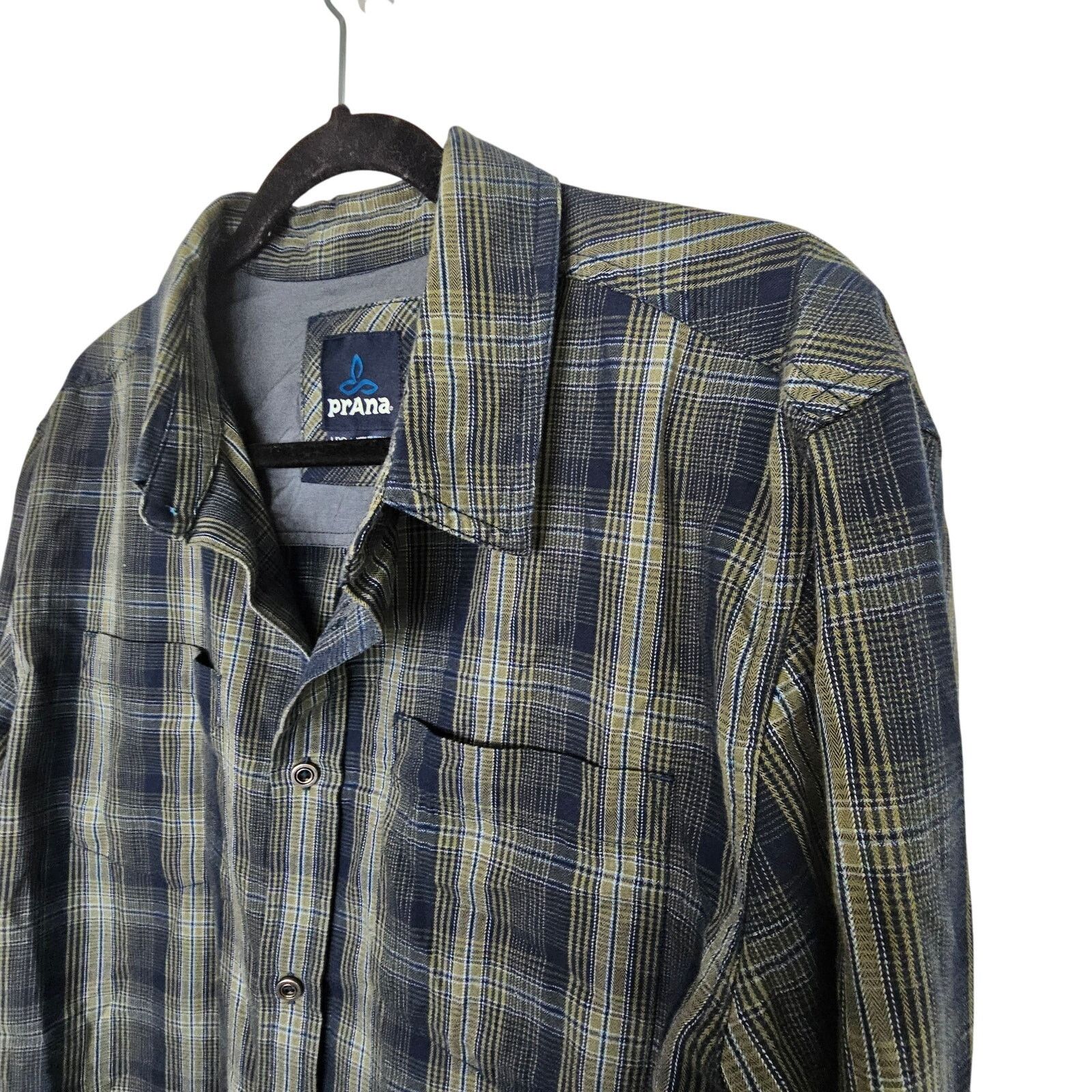 Prana Prana Mens Plaid Shirt Size L Casual Outdoor Gorpcore Trail Size US L / EU 52-54 / 3 - 5 Thumbnail