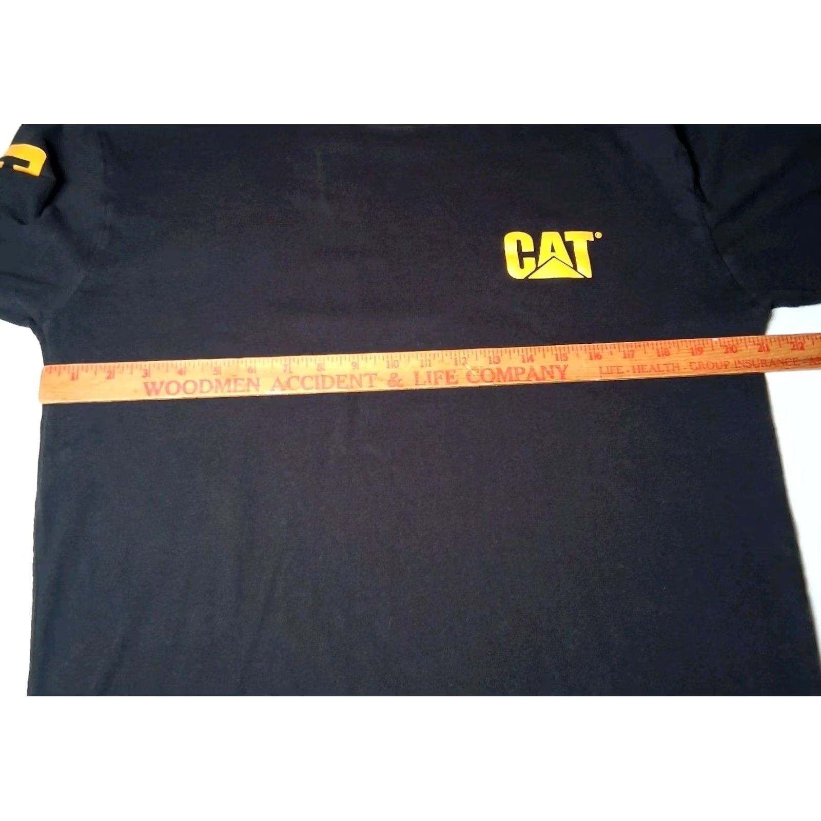 Vintage Caterpillar CAT Workwear Shirt Long Sleeve T Logo Work Heavy Equipment Black Adult Medium Mens Size US M / EU 48-50 / 2 - 3 Thumbnail