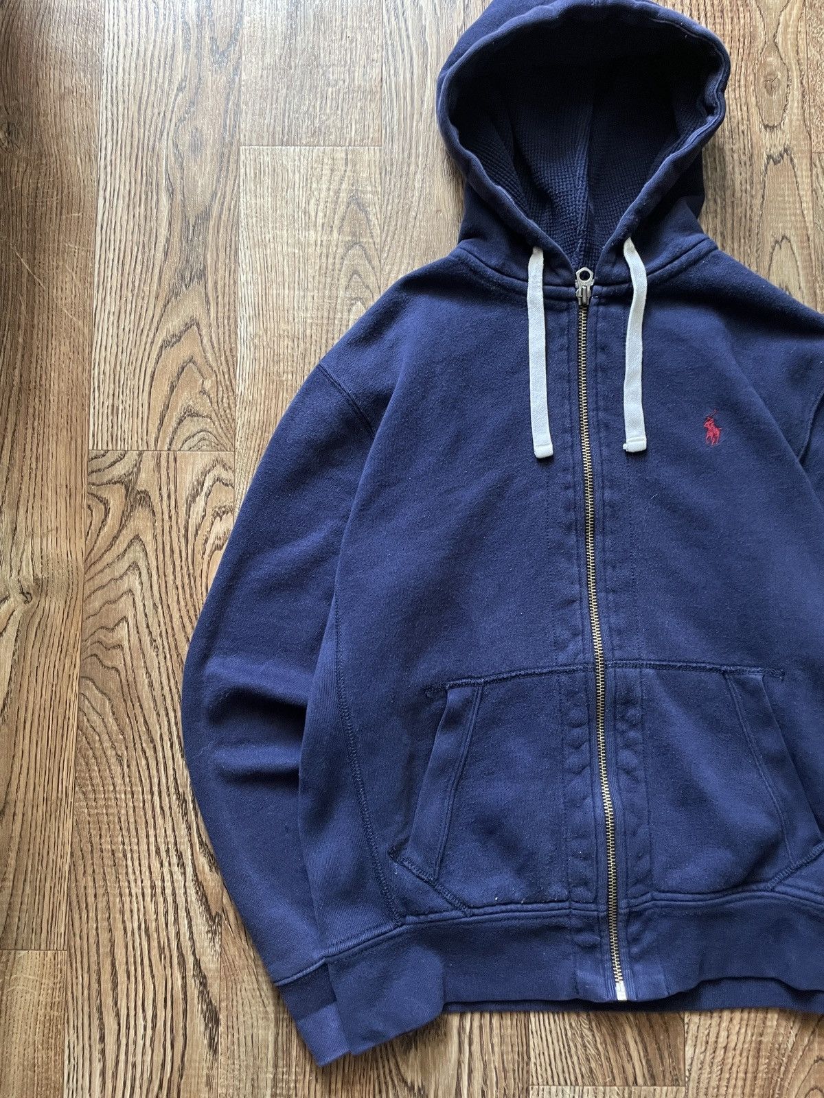 Polo Ralph Lauren Vintage Y2K Polo Ralph Lauren Zip Up Hoodie Red Pony Logo Size US M / EU 48-50 / 2 - 4 Thumbnail