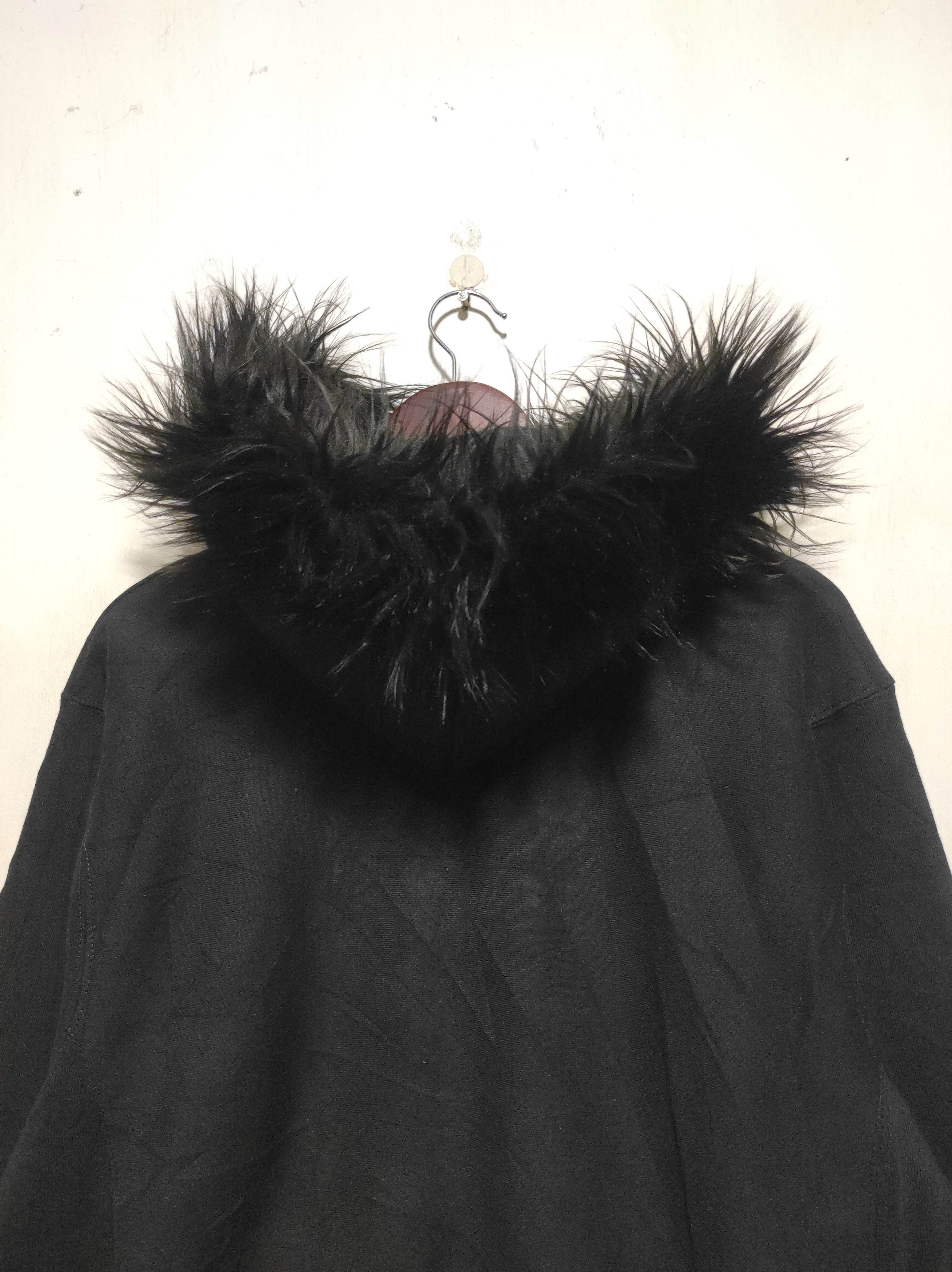 If Six Was Nine United Athle Black Double Zip Fur Hoodie IfSixWasNine style Size US L / EU 52-54 / 3 - 13 Thumbnail