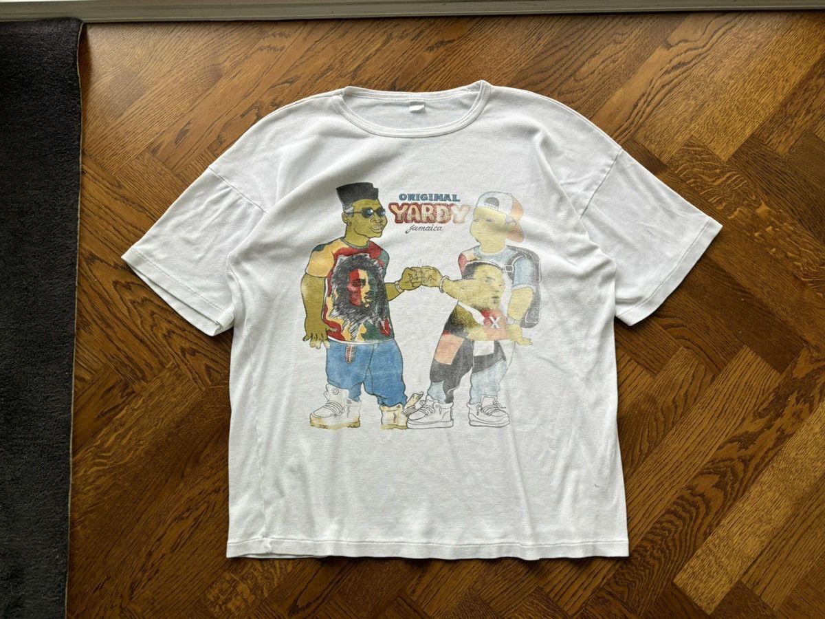 Other × Rap Tees × Vintage Vintage Original Yardie Tee Jamaica Malcom X Bob Marley 80s Size US XL / EU 56 / 4 - 4 Thumbnail