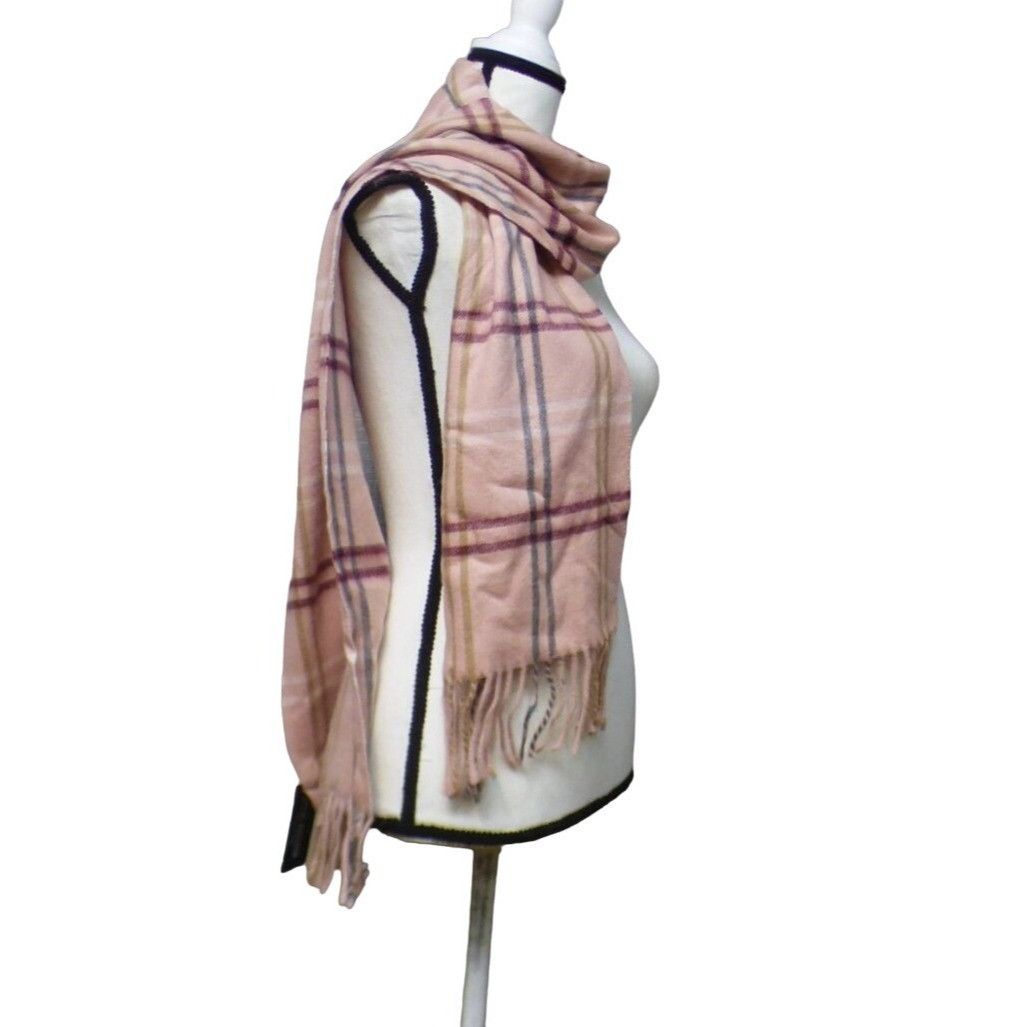 Steve Madden Steve Madden Mid Weight Plaid Pattern Muffler Scarf, 11”x 70 Size ONE SIZE - 5 Thumbnail