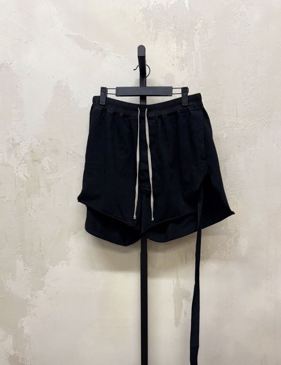 Rick Owens Drkshdw DRAWSTRING BLACK MILK CROPPED SHORTS JOGGERS DRKSHDW POD Size US 31 - 1 Thumbnail