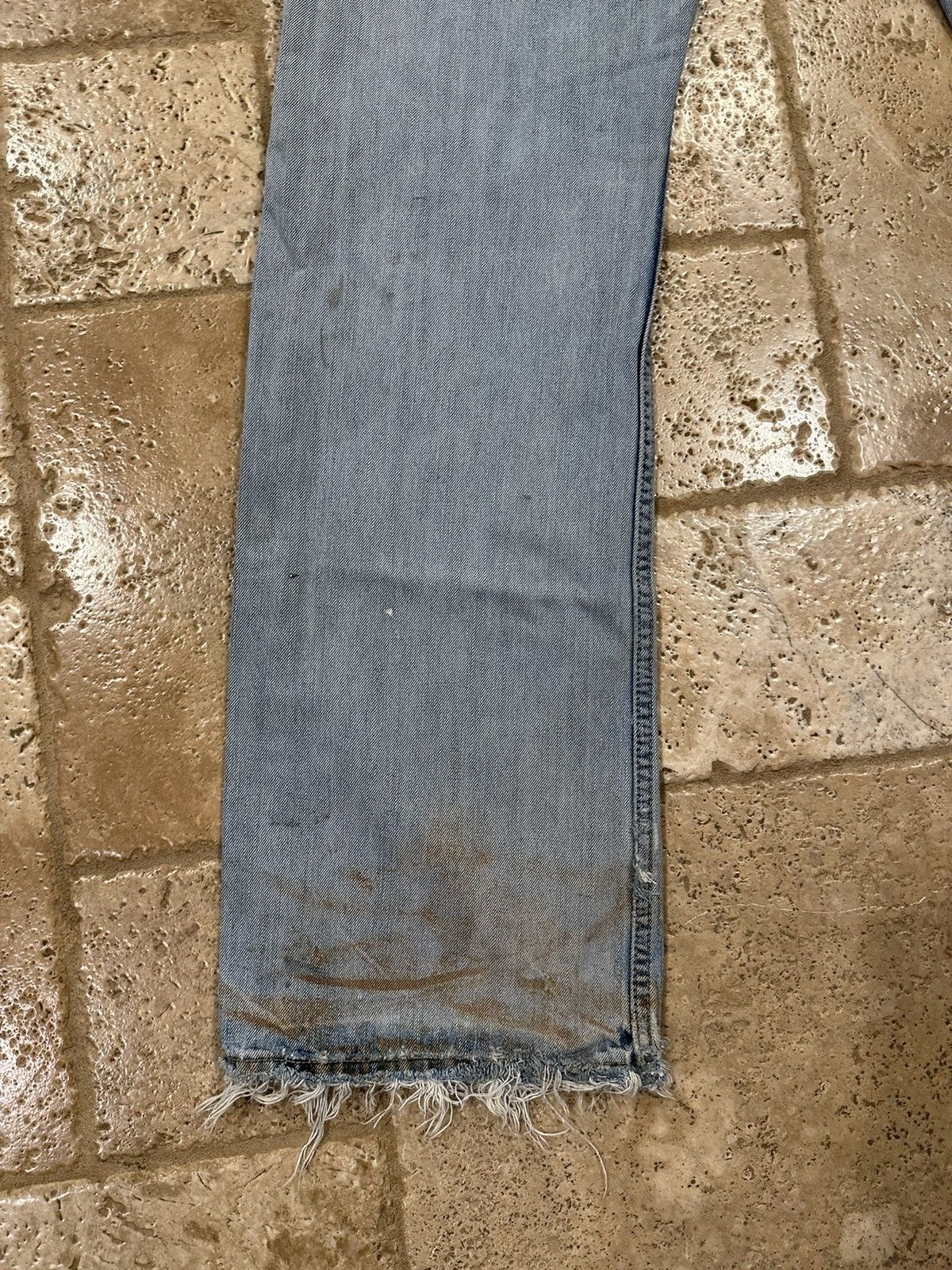 American Eagle Outfitters × Vintage Vintage American Eagle Outfitters Distressed Boot Blue Denim Size US 32 / EU 48 - 12 Thumbnail