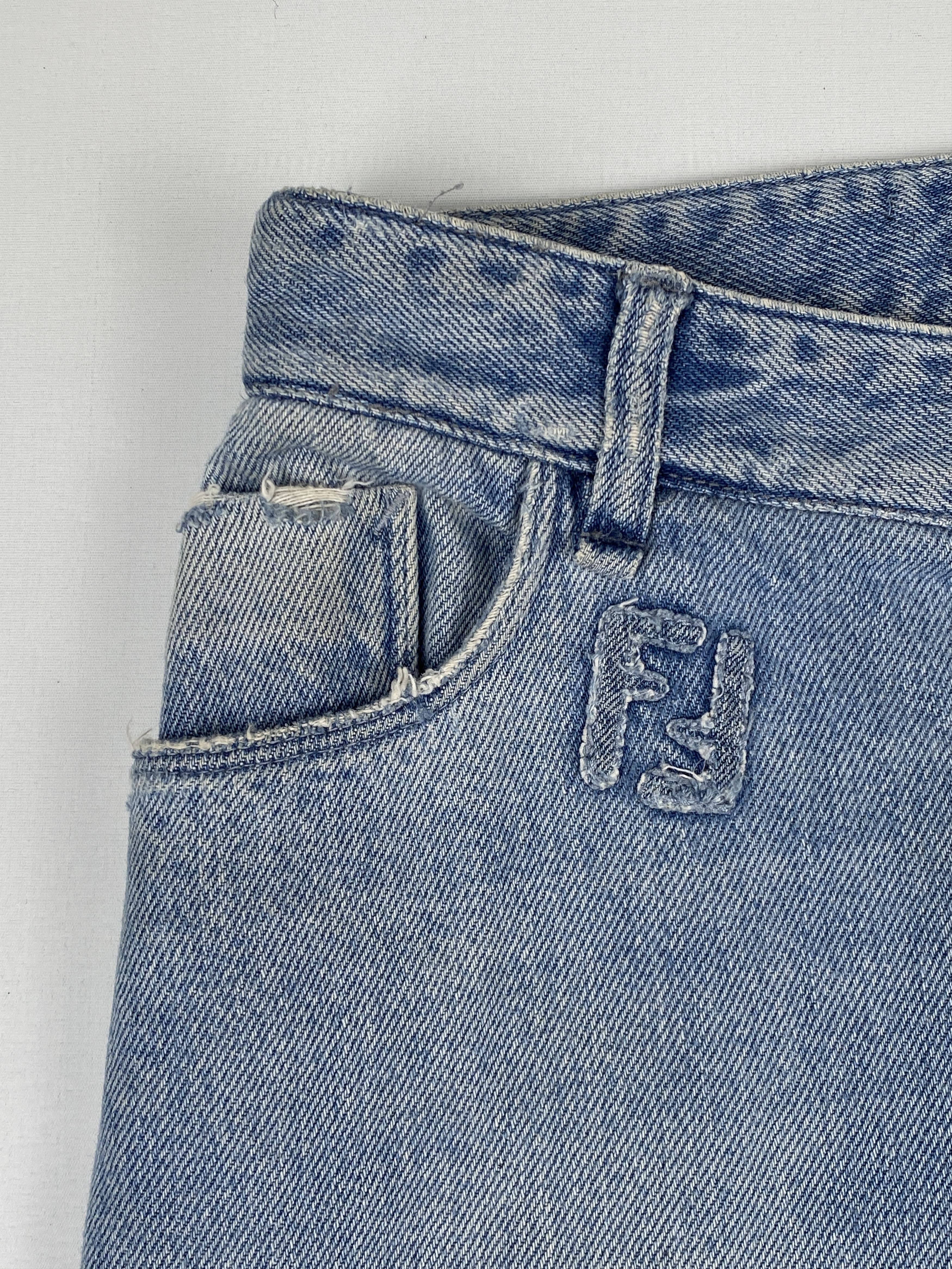Fendi Stone Washed Jeans Size 24" / US 00 / IT 34 - 6 Thumbnail