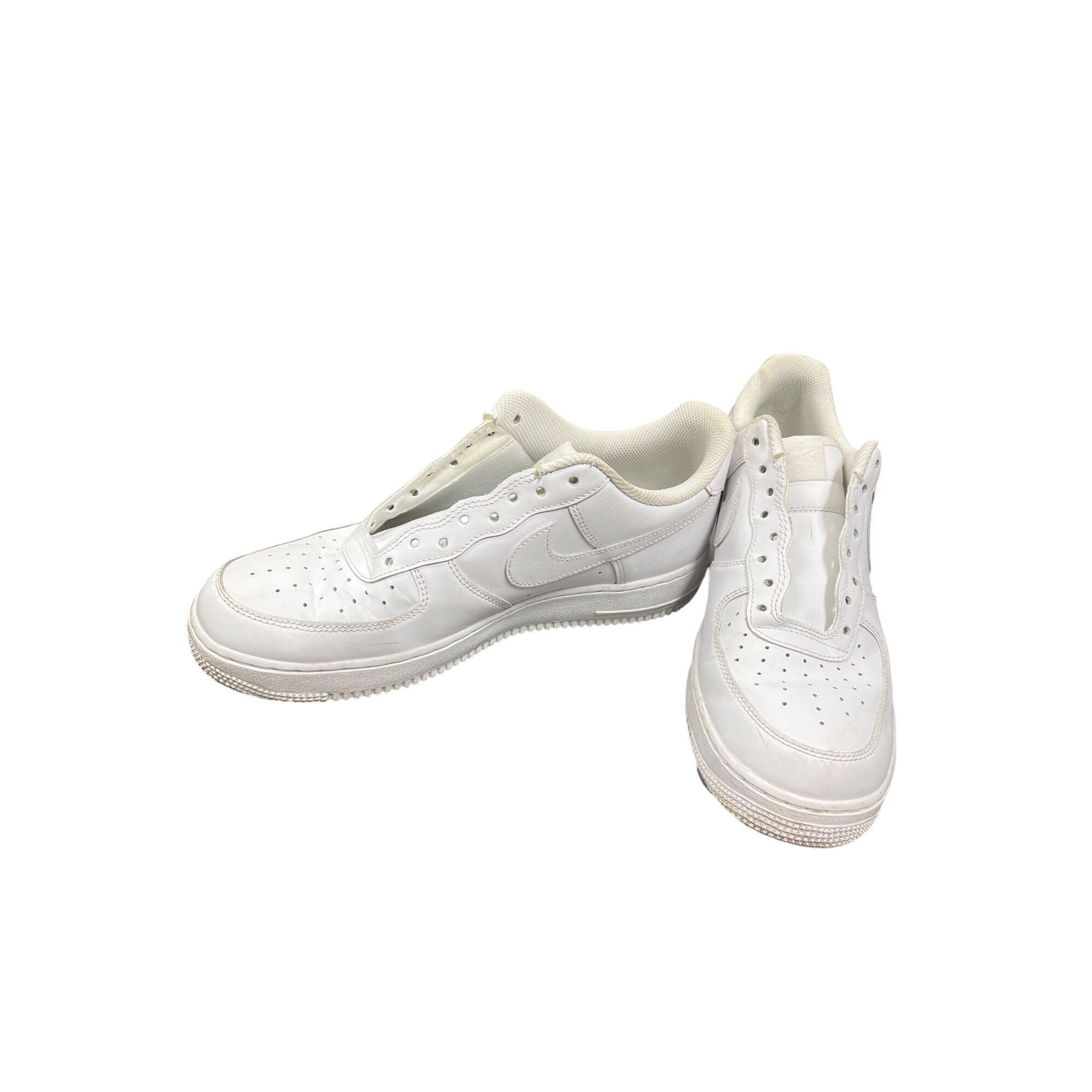 Nike Nike Air Force 1 mens white leather low top athletic sneaker Size US 9.5 / EU 42-43 - 2 Thumbnail
